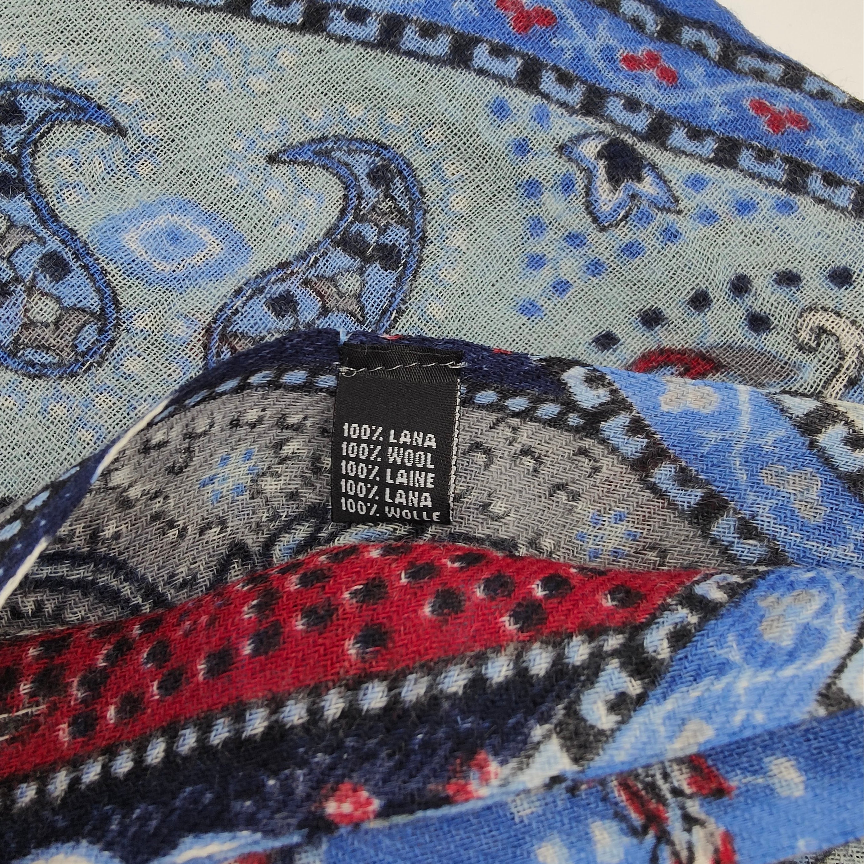 Scarf Light Wool Bibbona Light Blue