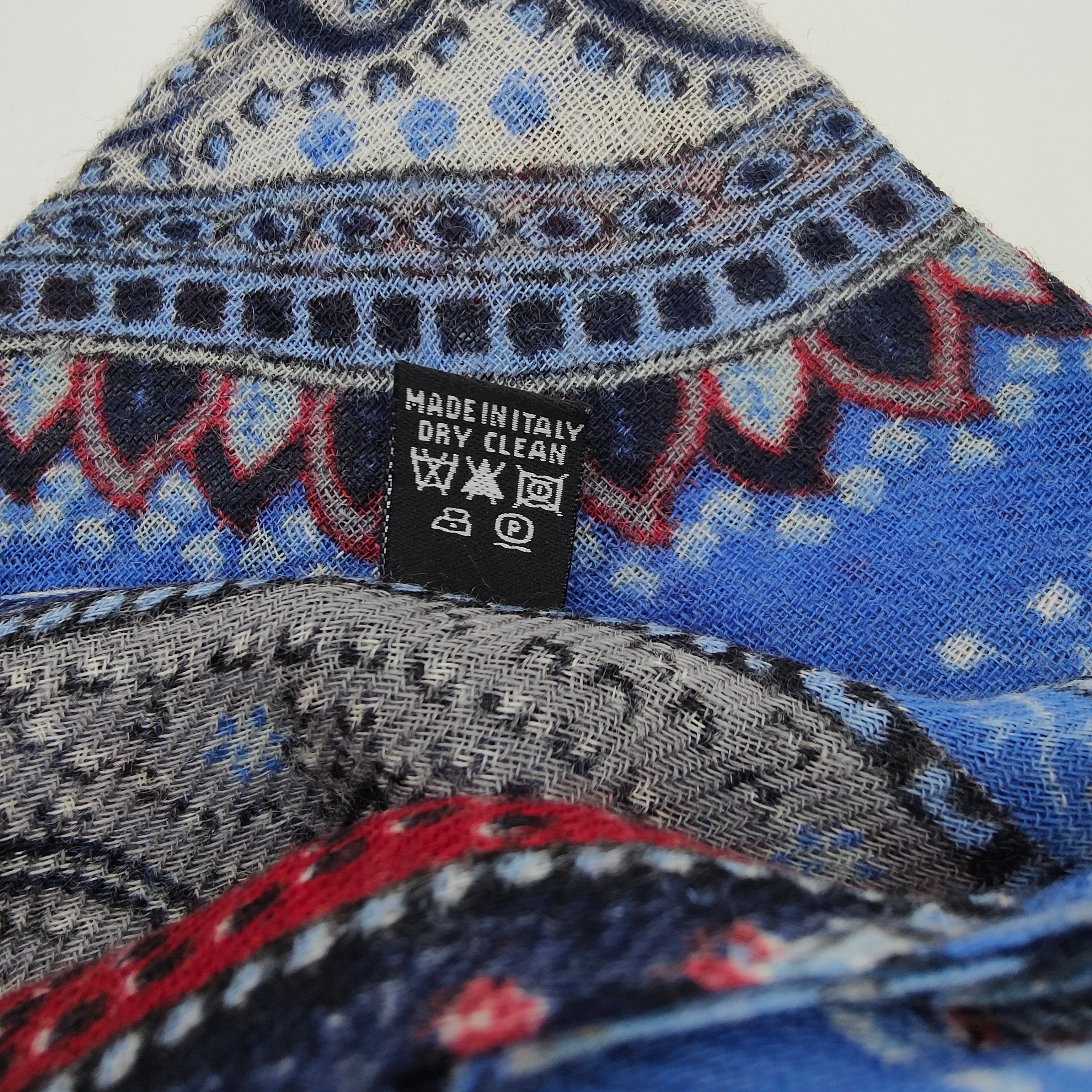 Scarf Light Wool Bibbona Light Blue