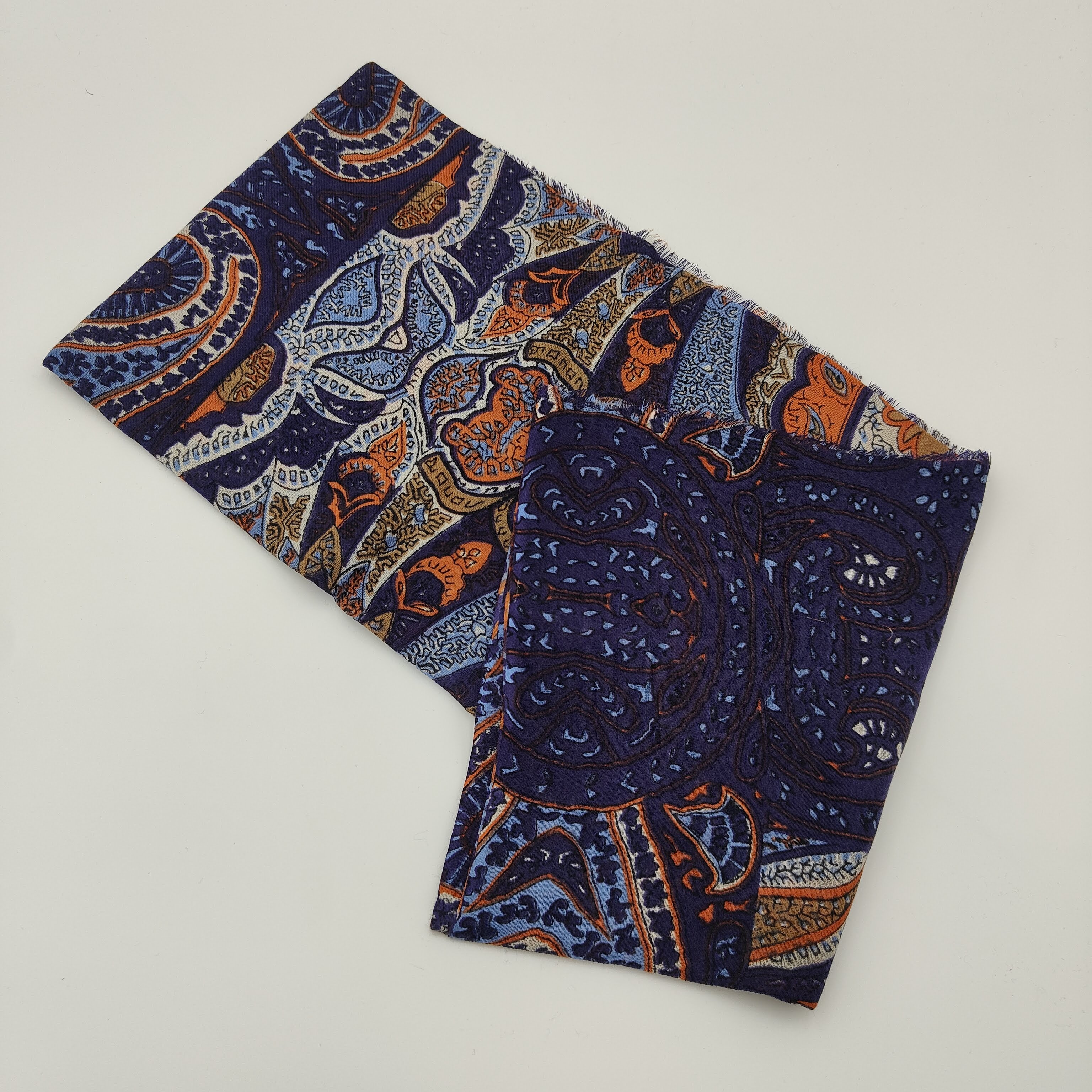 Scarf Light Wool Bolgheri Blue