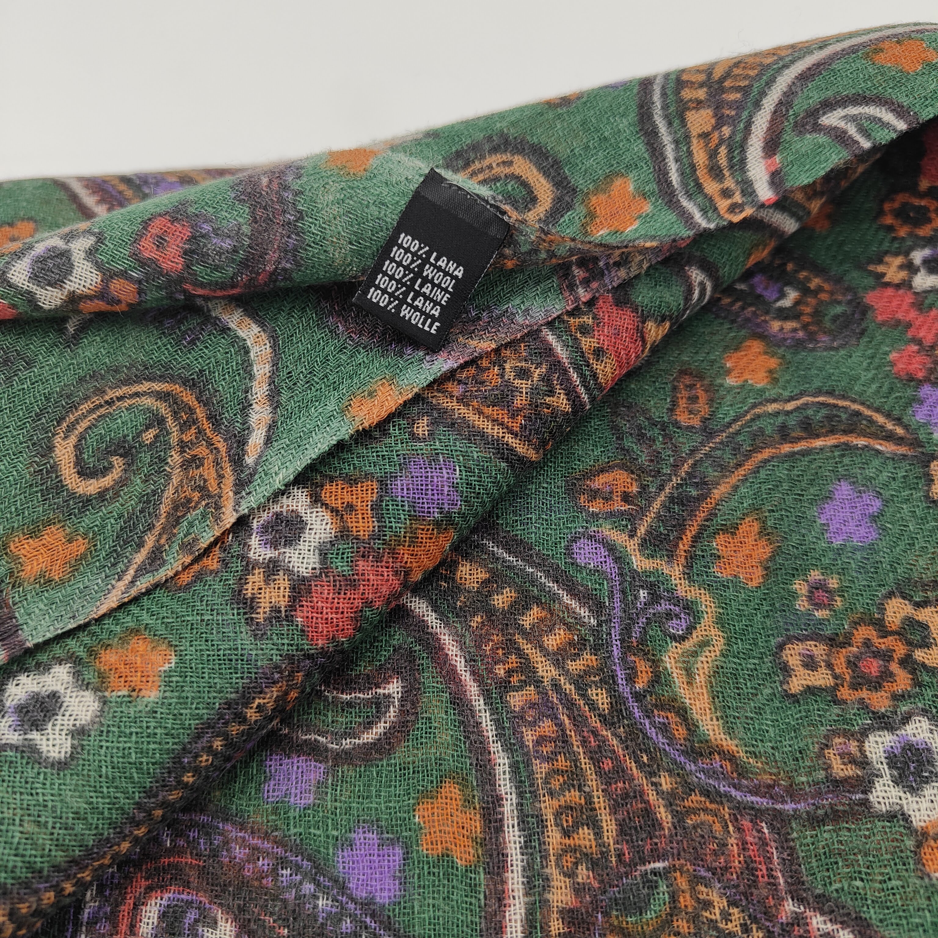 Scarf Light Wool Livorno Green
