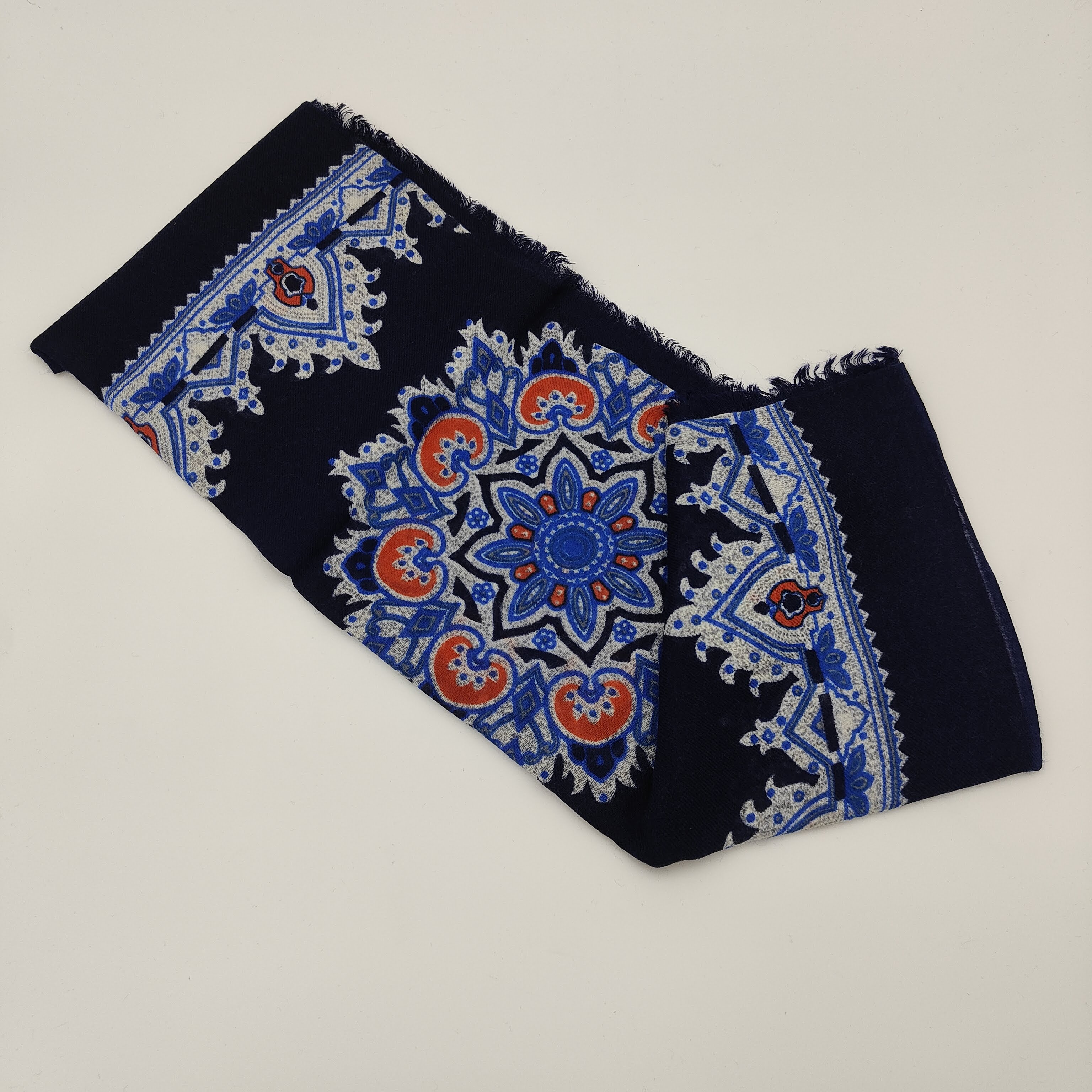 Scarf Light Wool Peccioli Blue