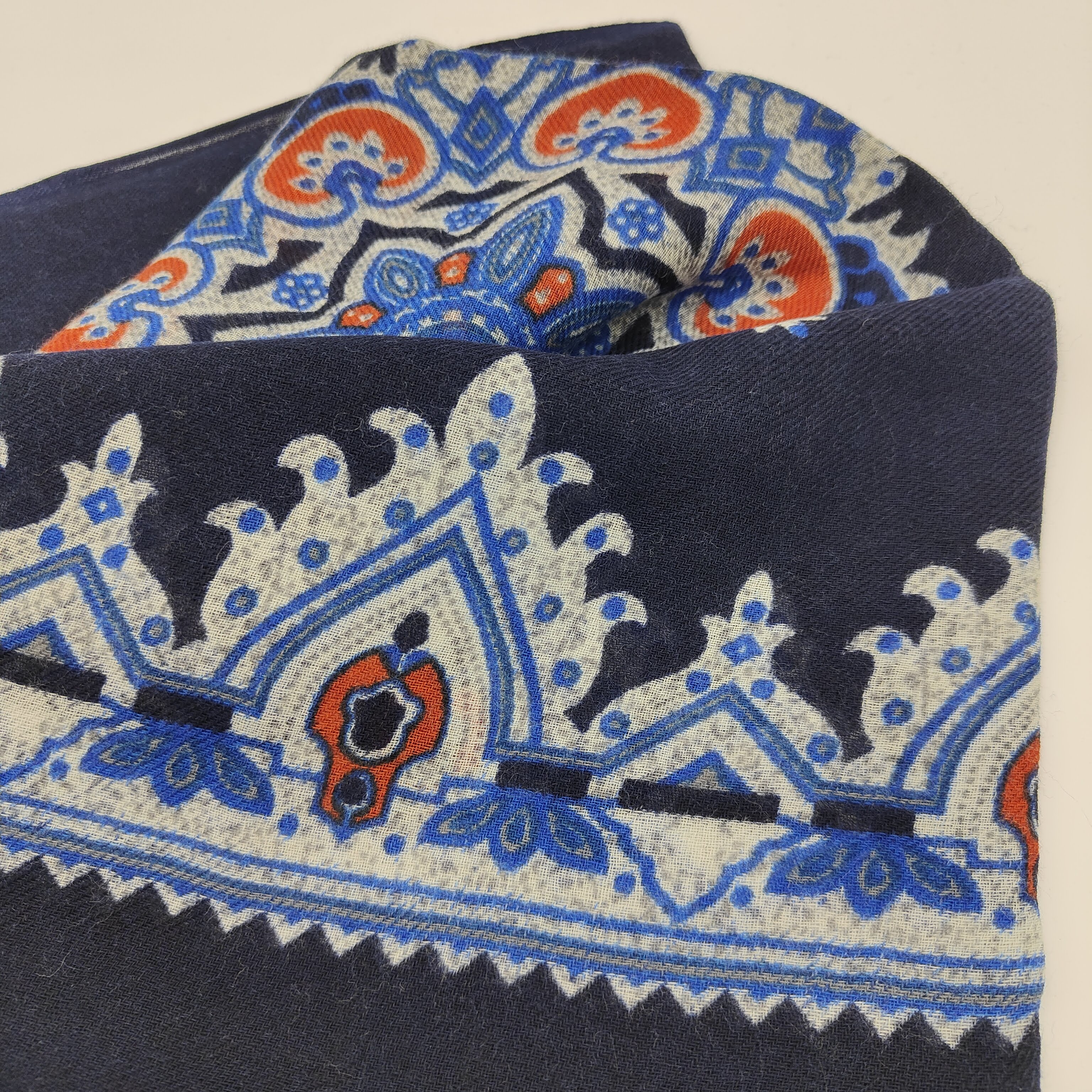 Scarf Light Wool Peccioli Blue