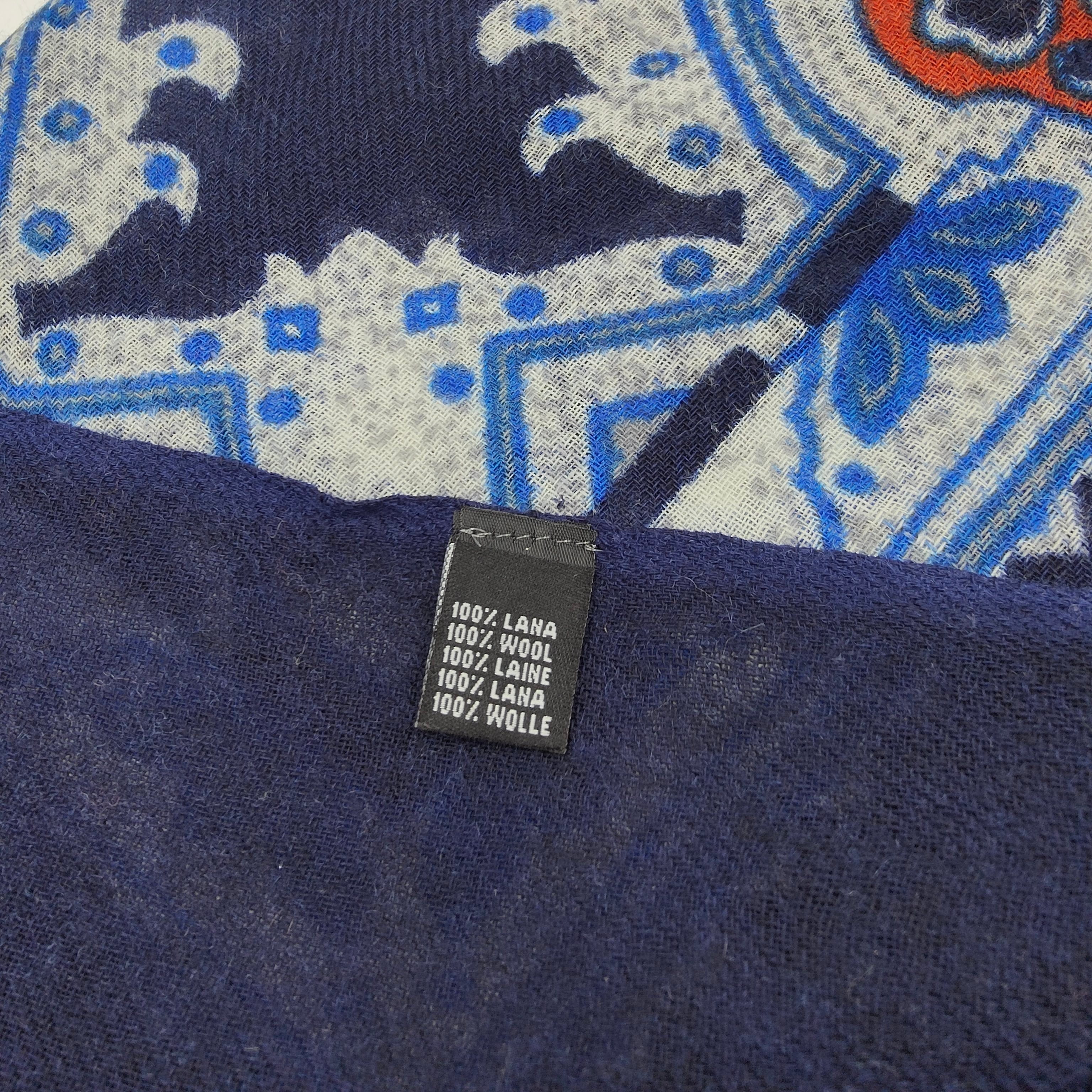 Scarf Light Wool Peccioli Blue