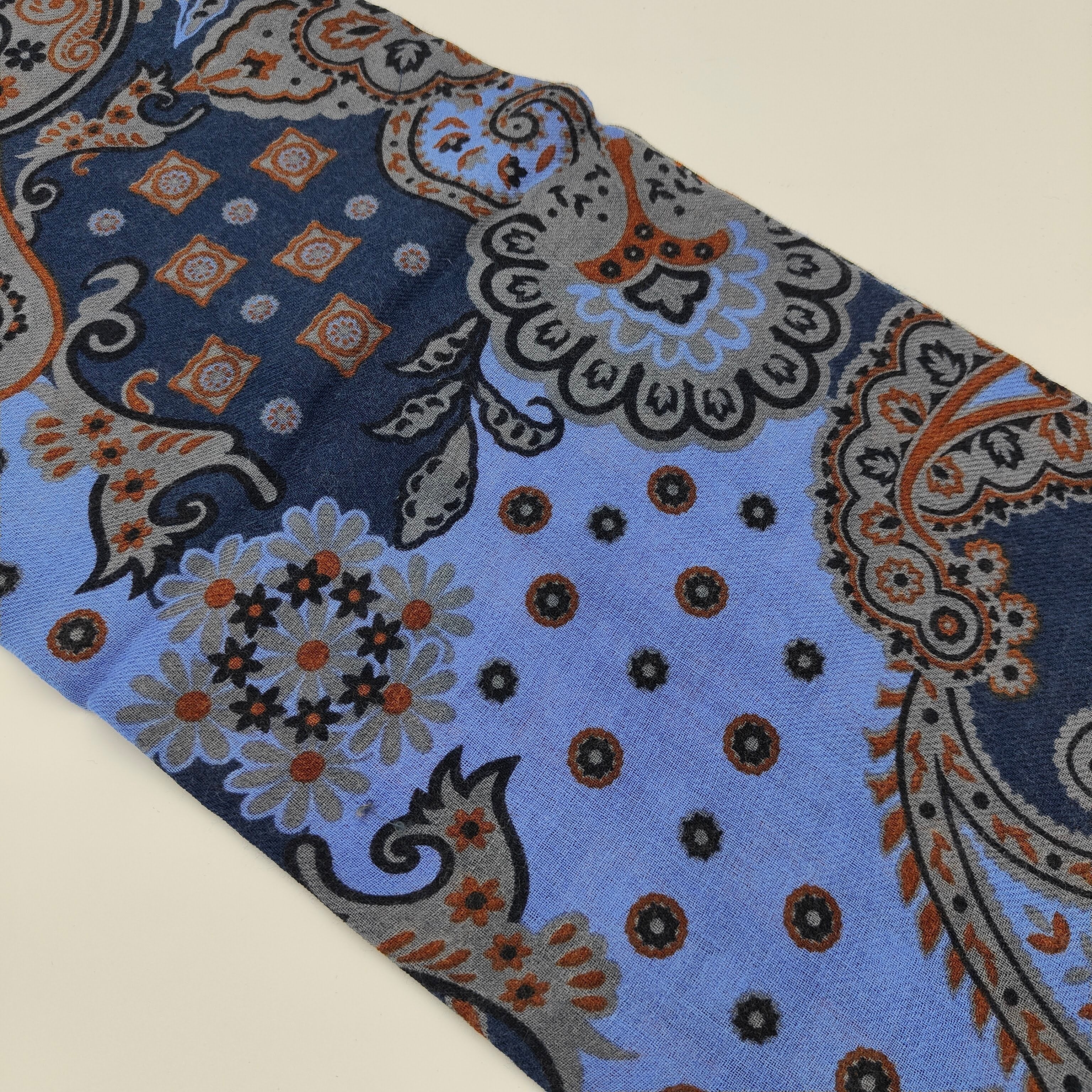 Scarf Light Wool Camaiore Blue