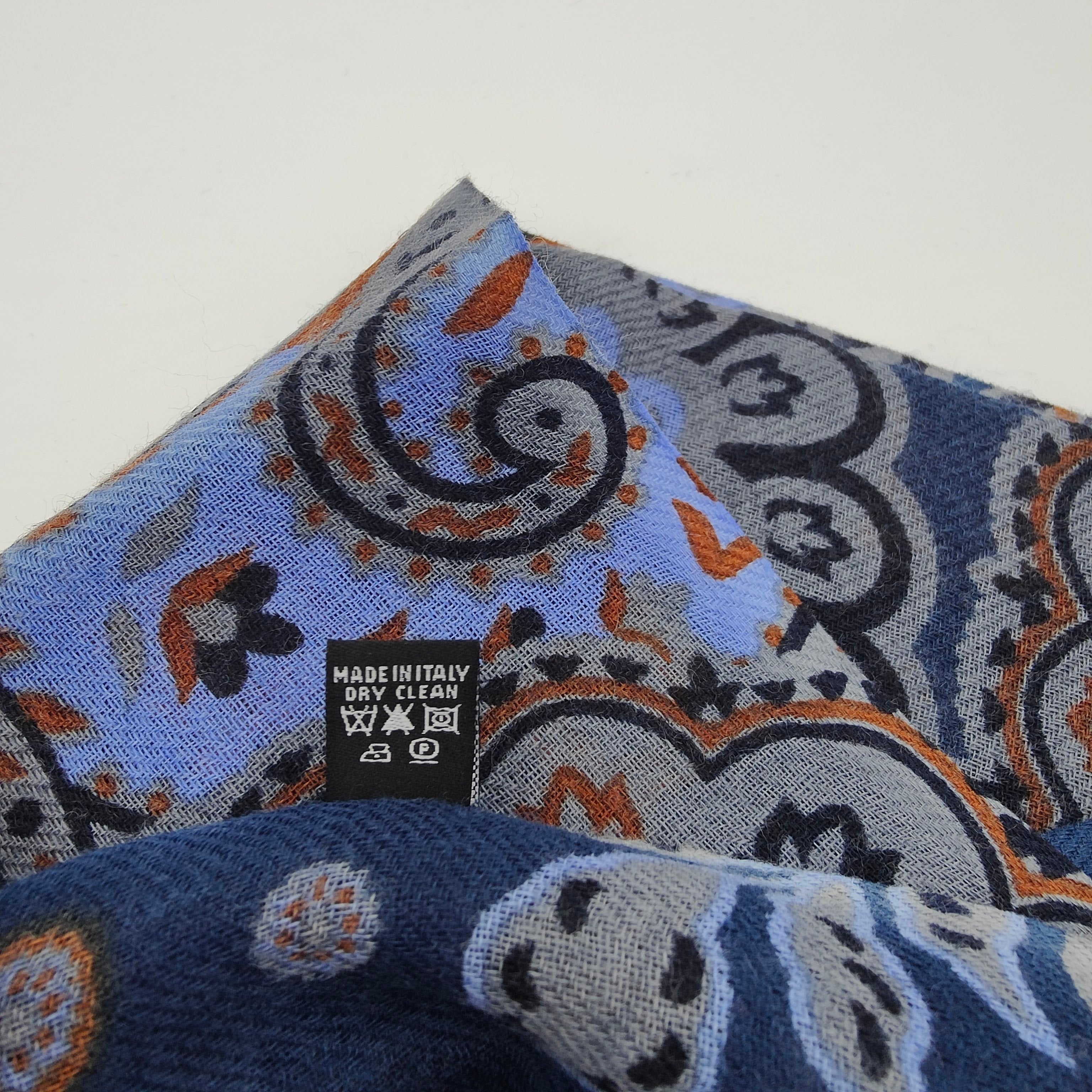 Scarf Light Wool Camaiore Blue