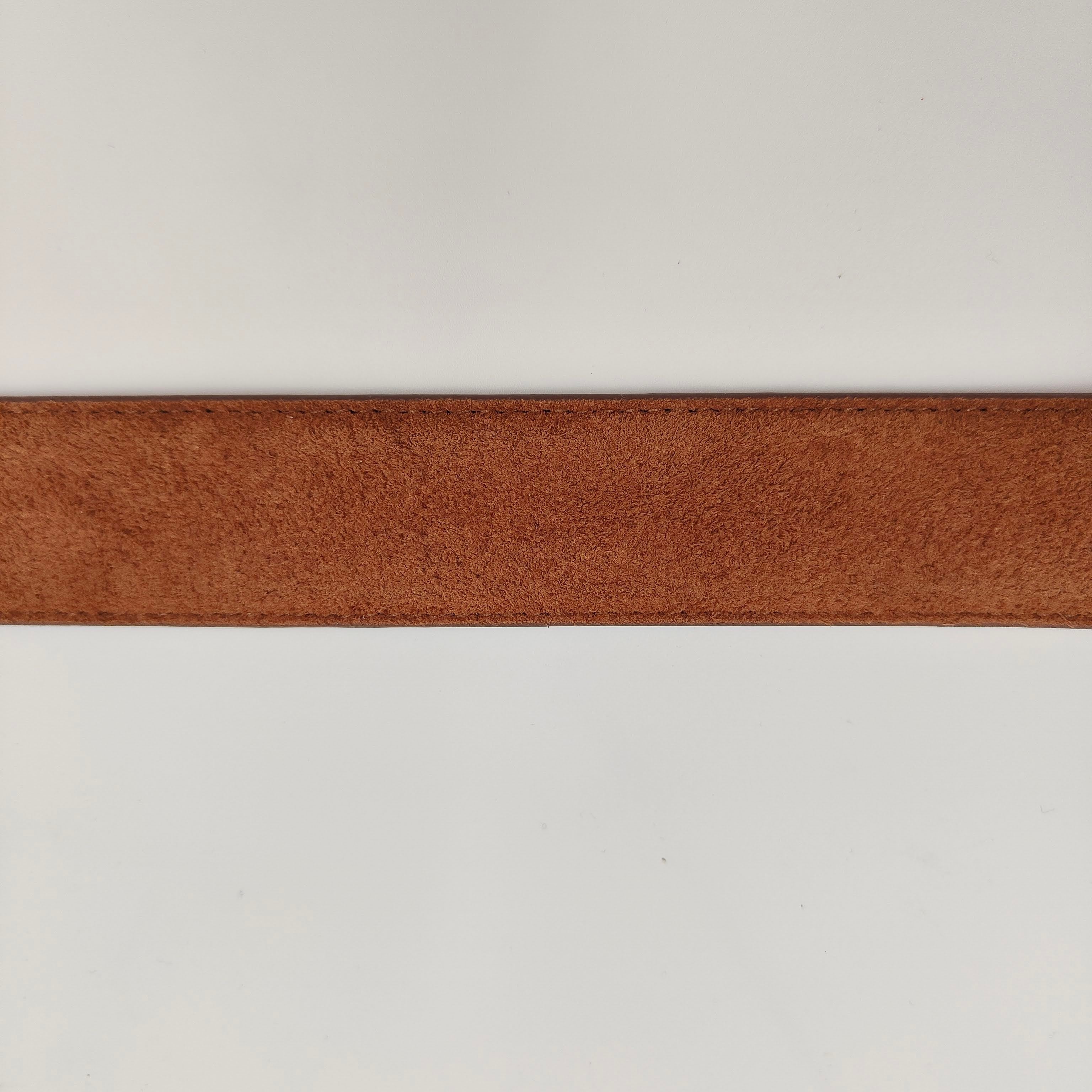 Belt Calf Suede Snuff
