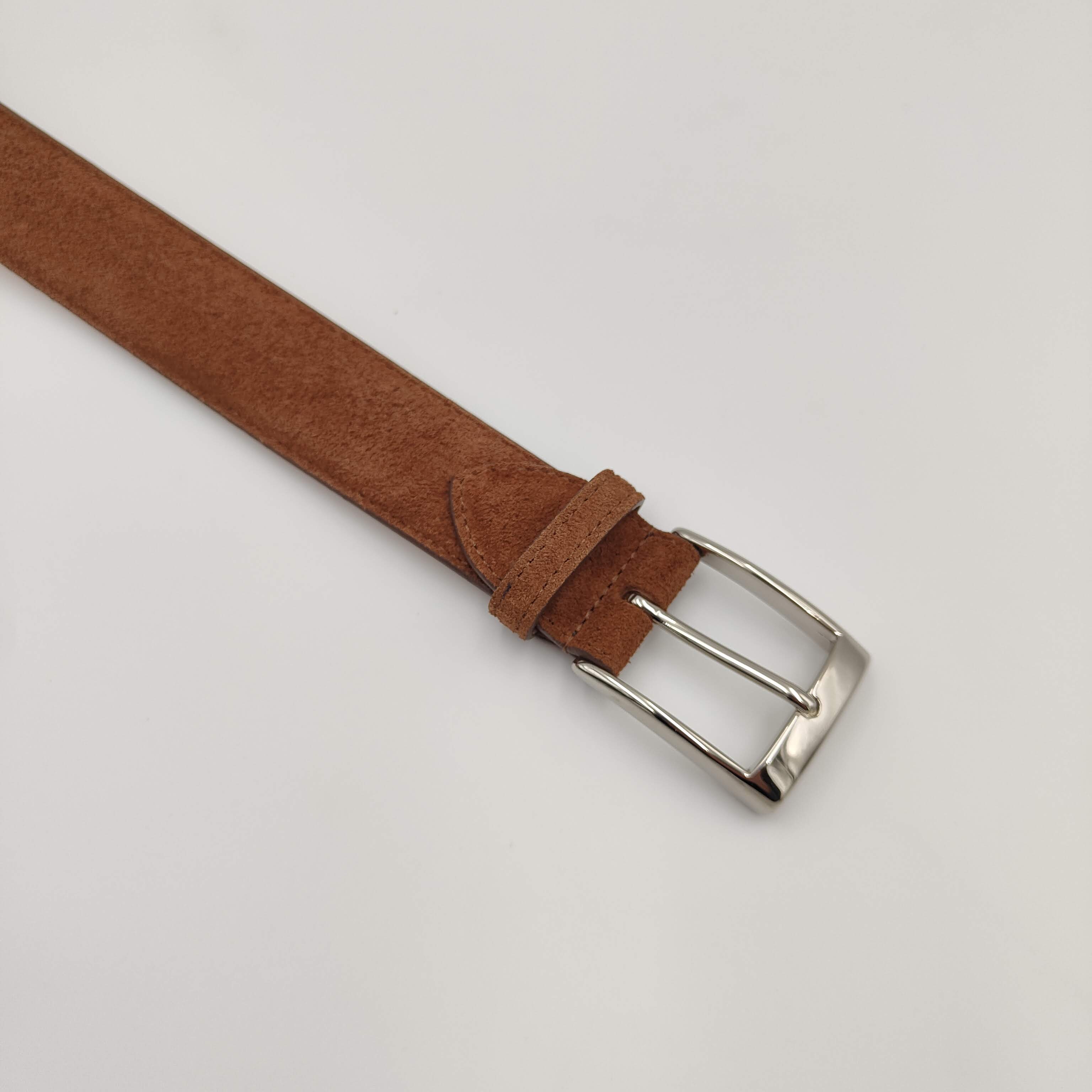 Belt Calf Suede Snuff