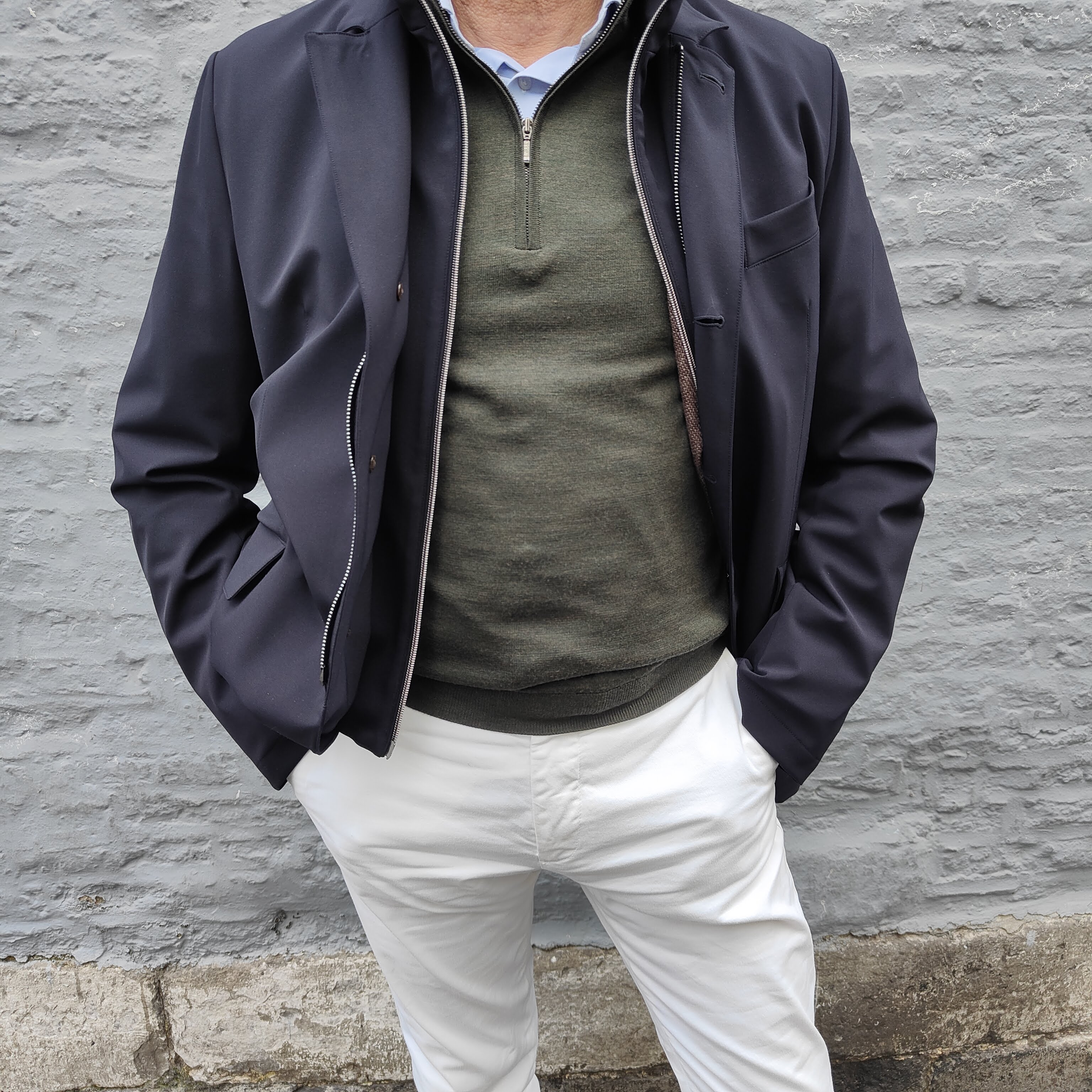 Blazer Jacket Aerotwill Navy