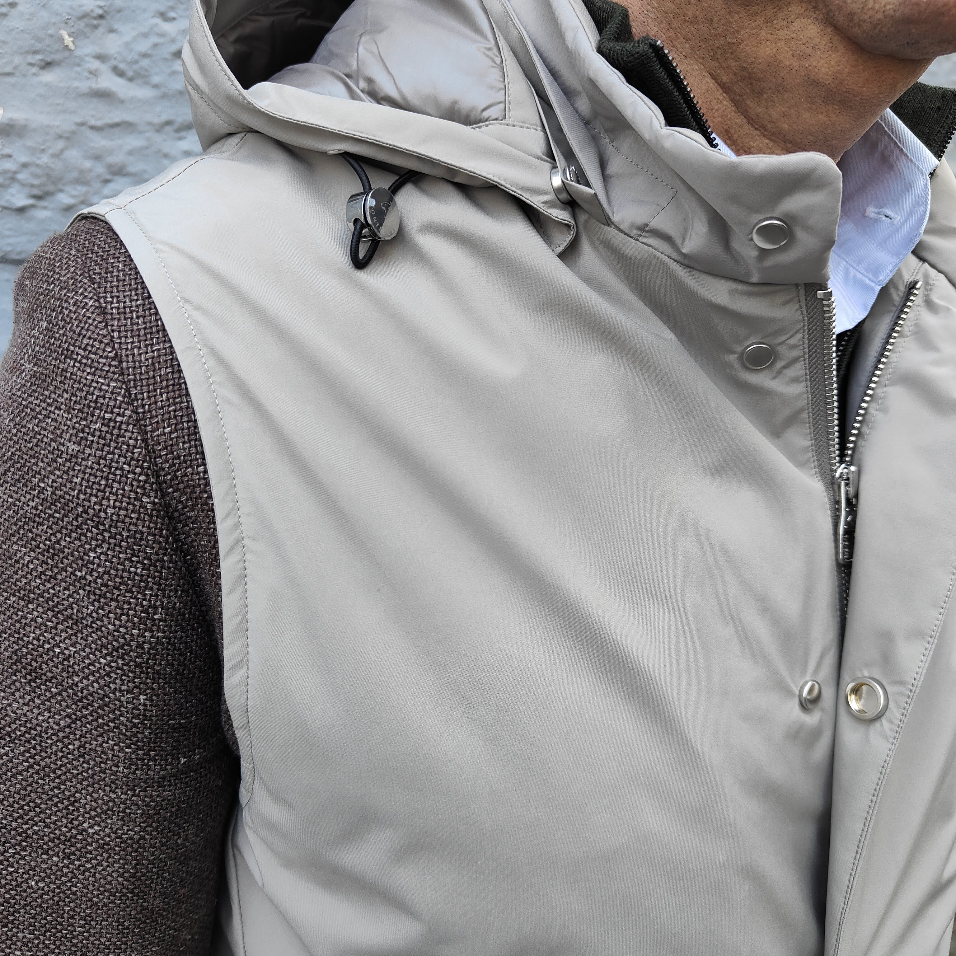 Light Down Bodywarmer Taupe
