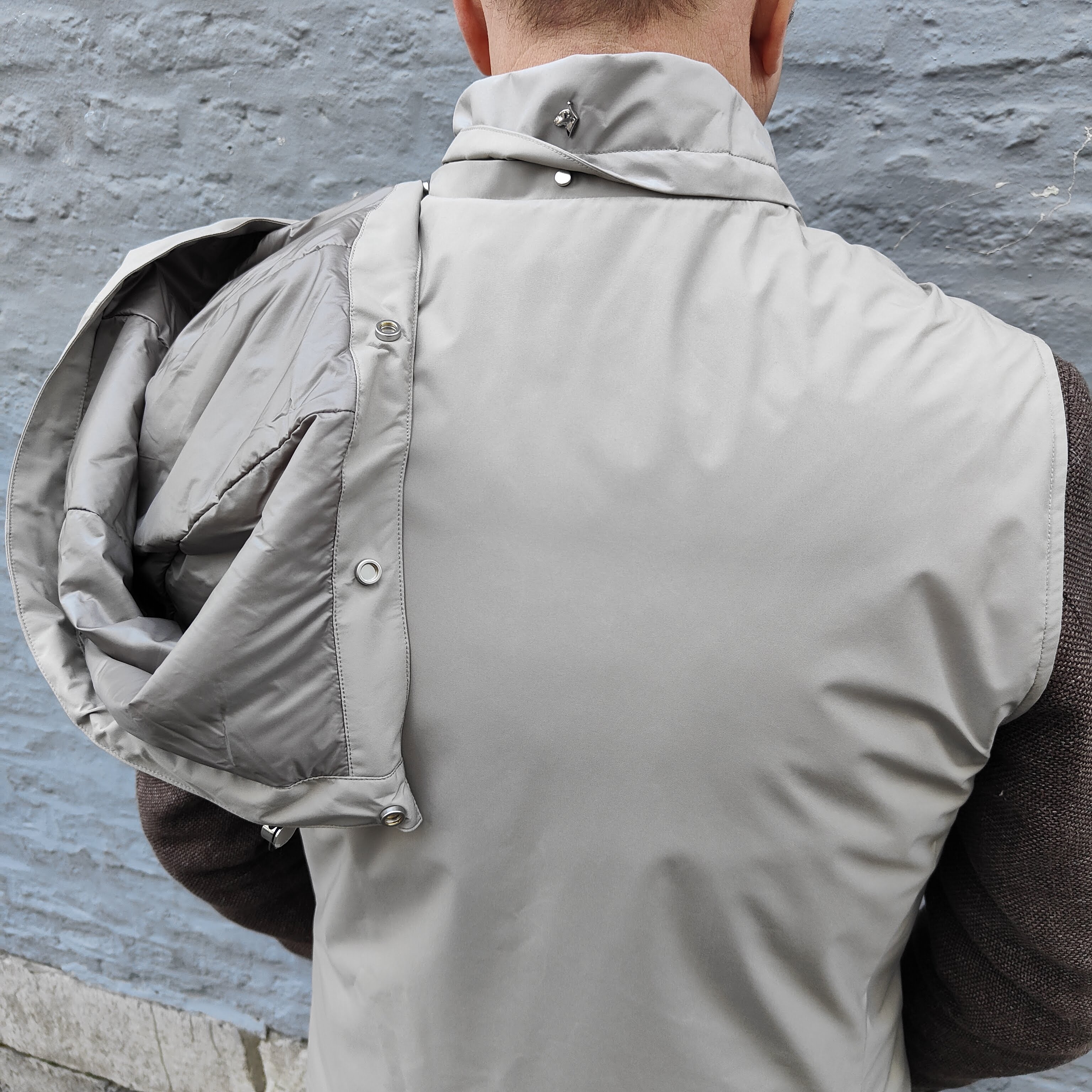 Light Down Bodywarmer Taupe