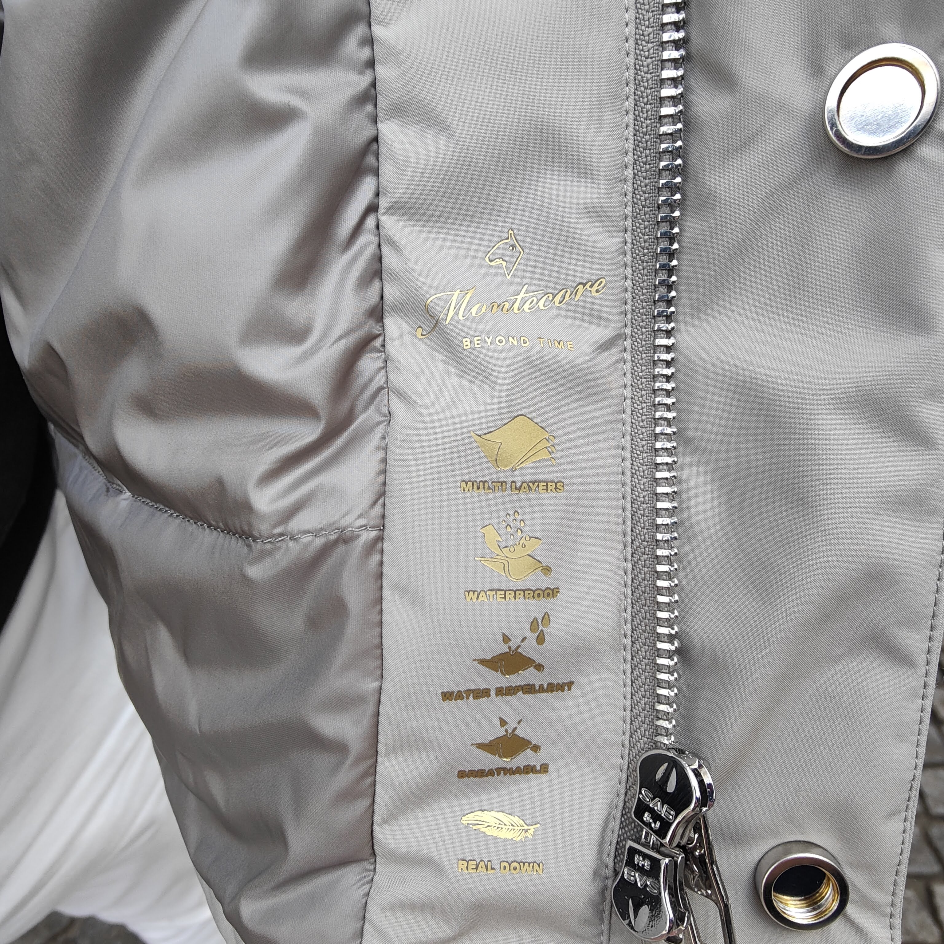 Light Down Bodywarmer Taupe