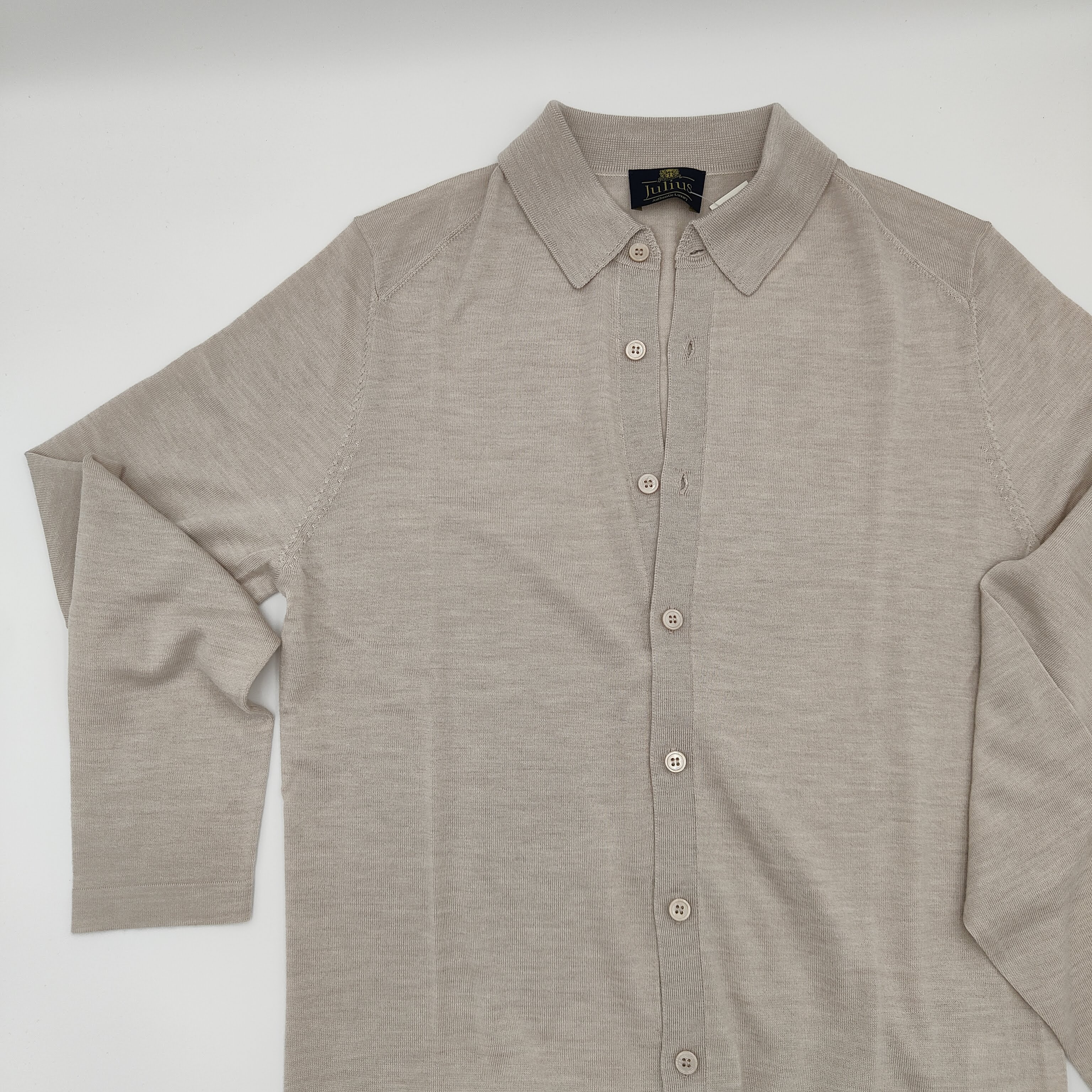 Overshirt Merino/Cashm/Silk Stone