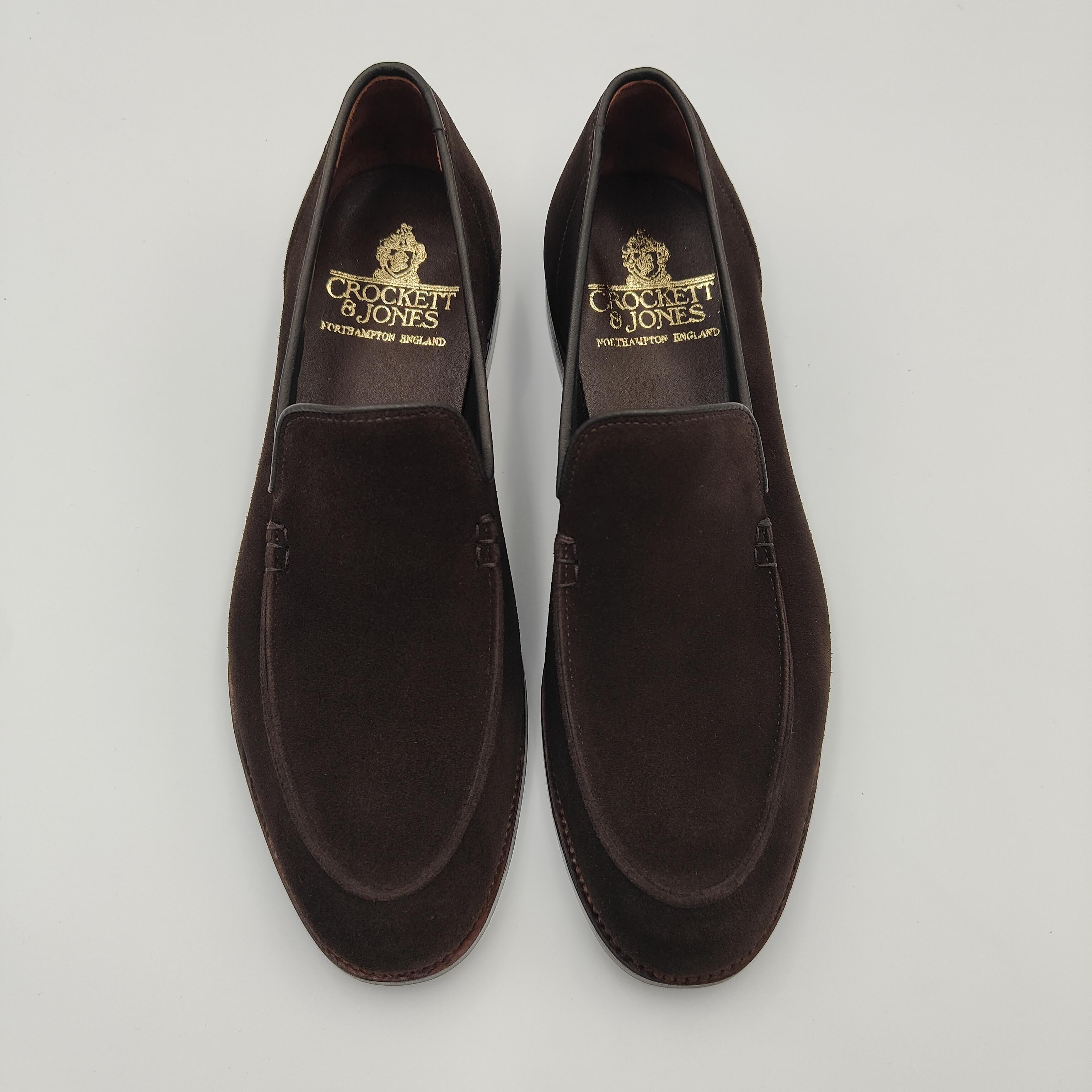 Salcombe Loafer Dark Brown Suede