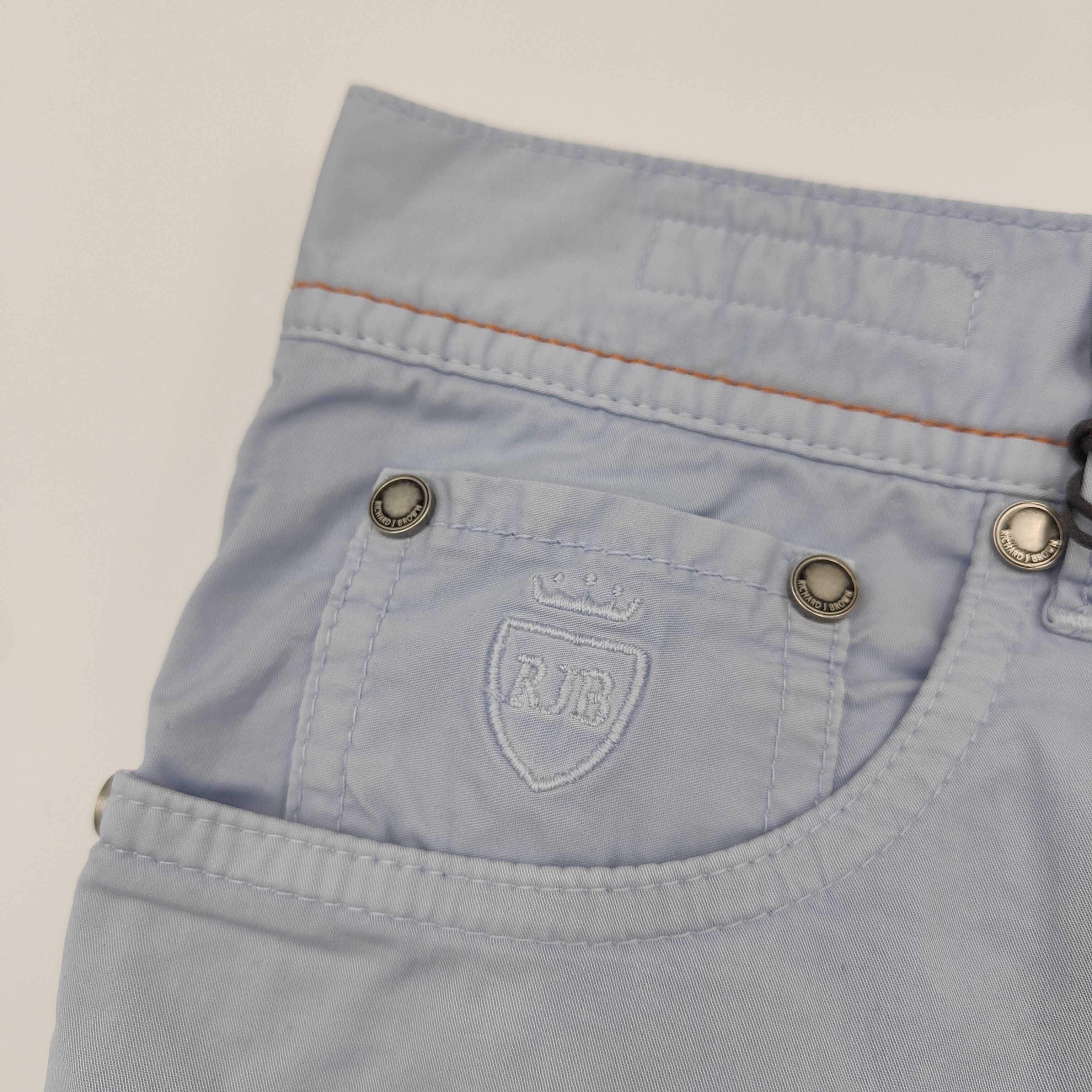 5-pocket Summer Cotton Milano S Light Blue
