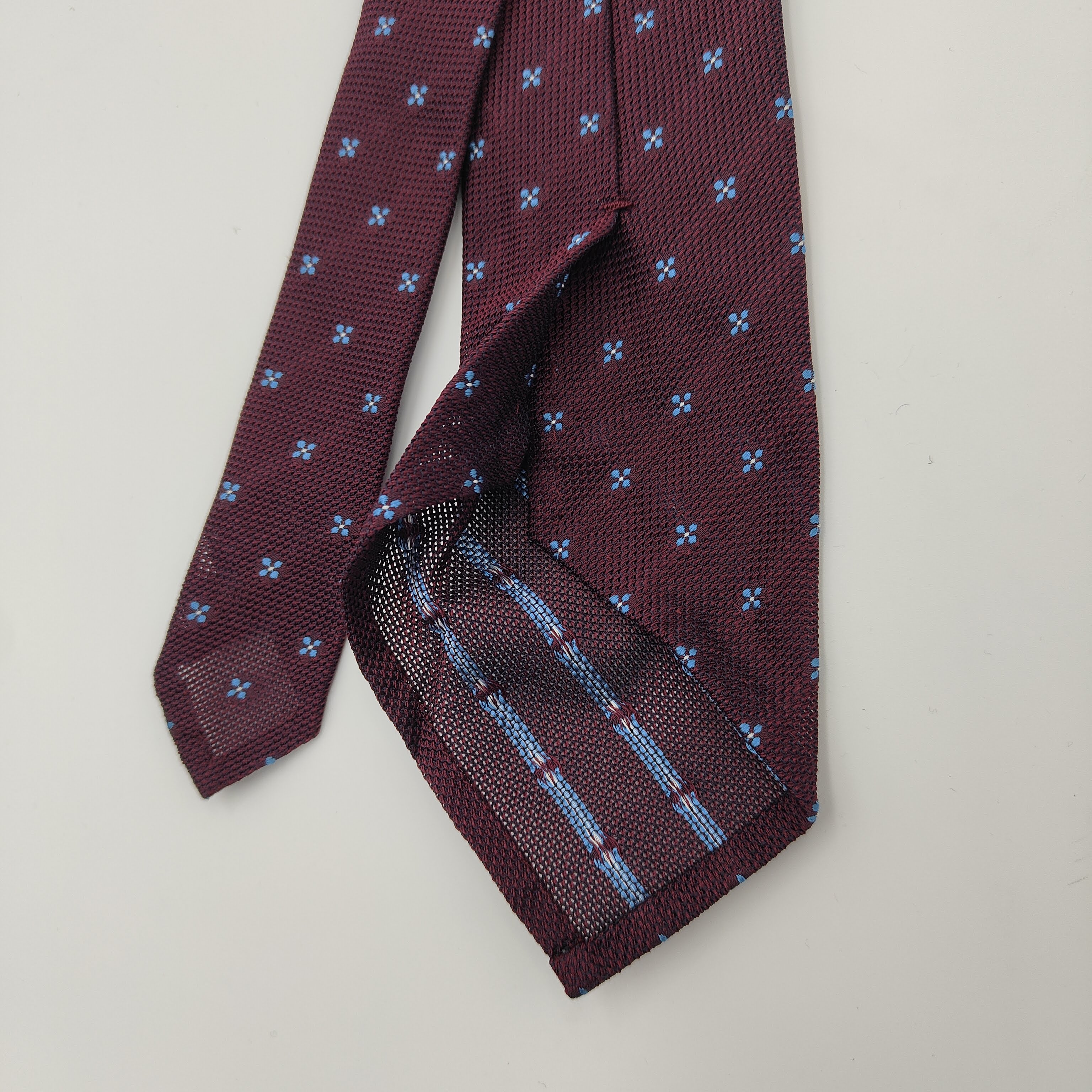 Tie Untipped Isola Silk Burgundy