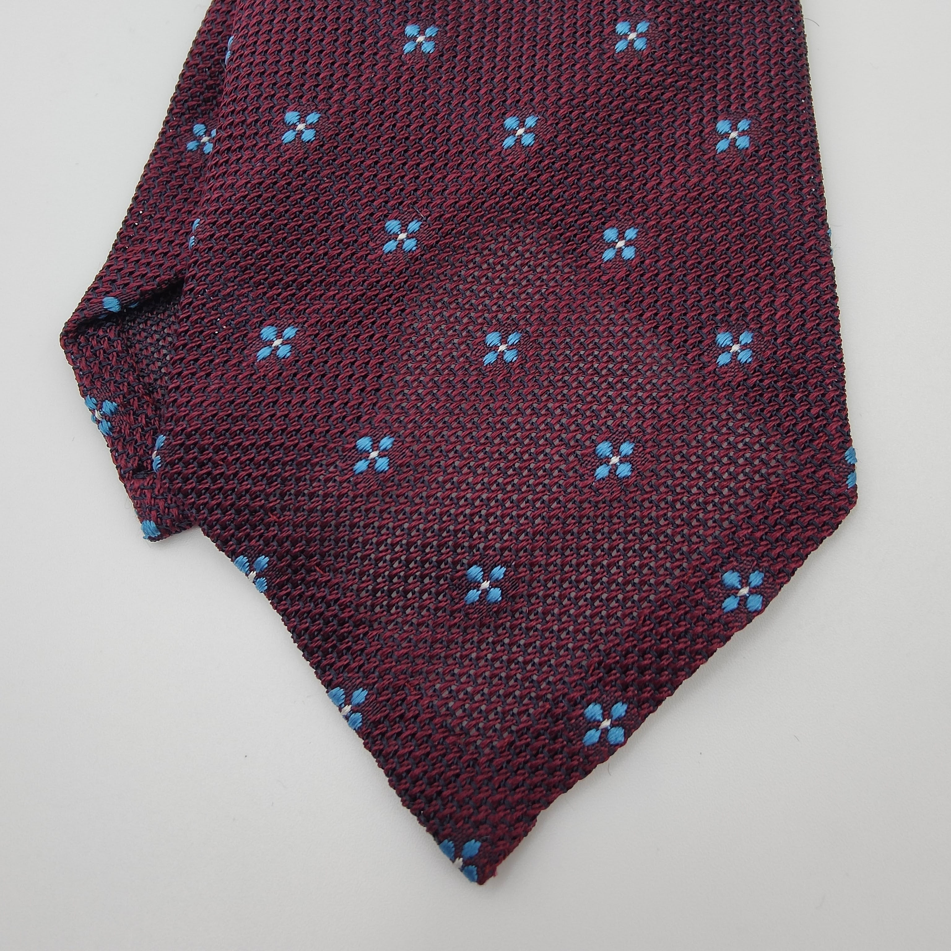 Tie Untipped Isola Silk Burgundy