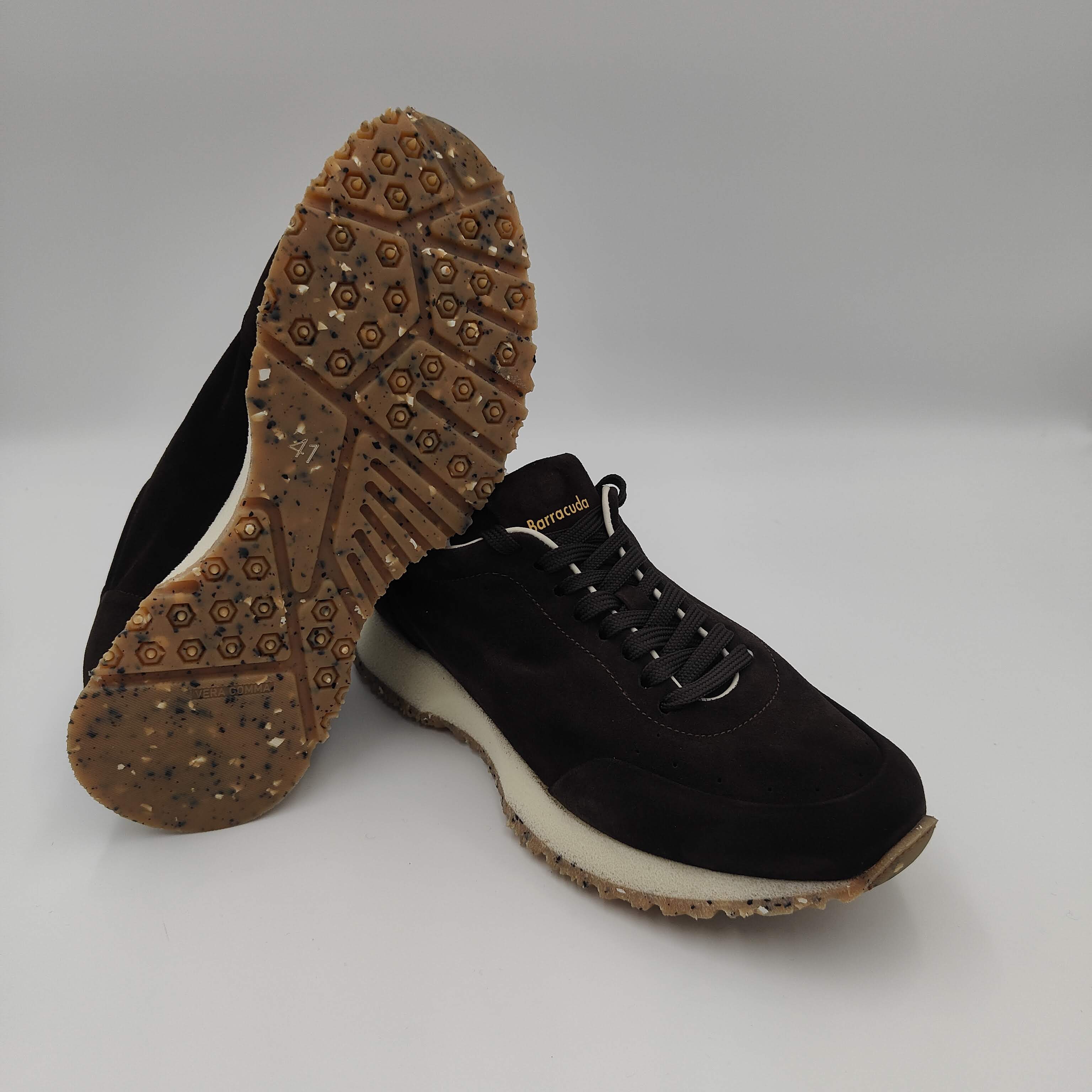 Sneaker React Dark Brown Suede