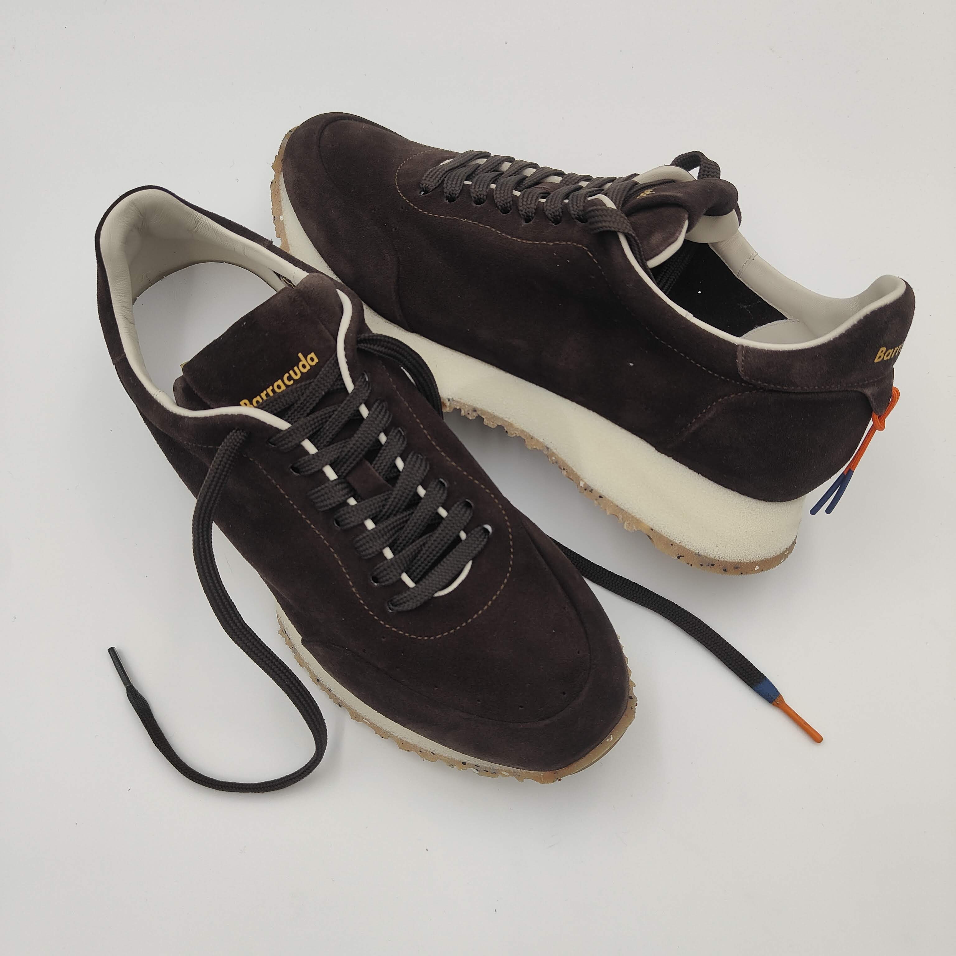 Sneaker React Dark Brown Suede