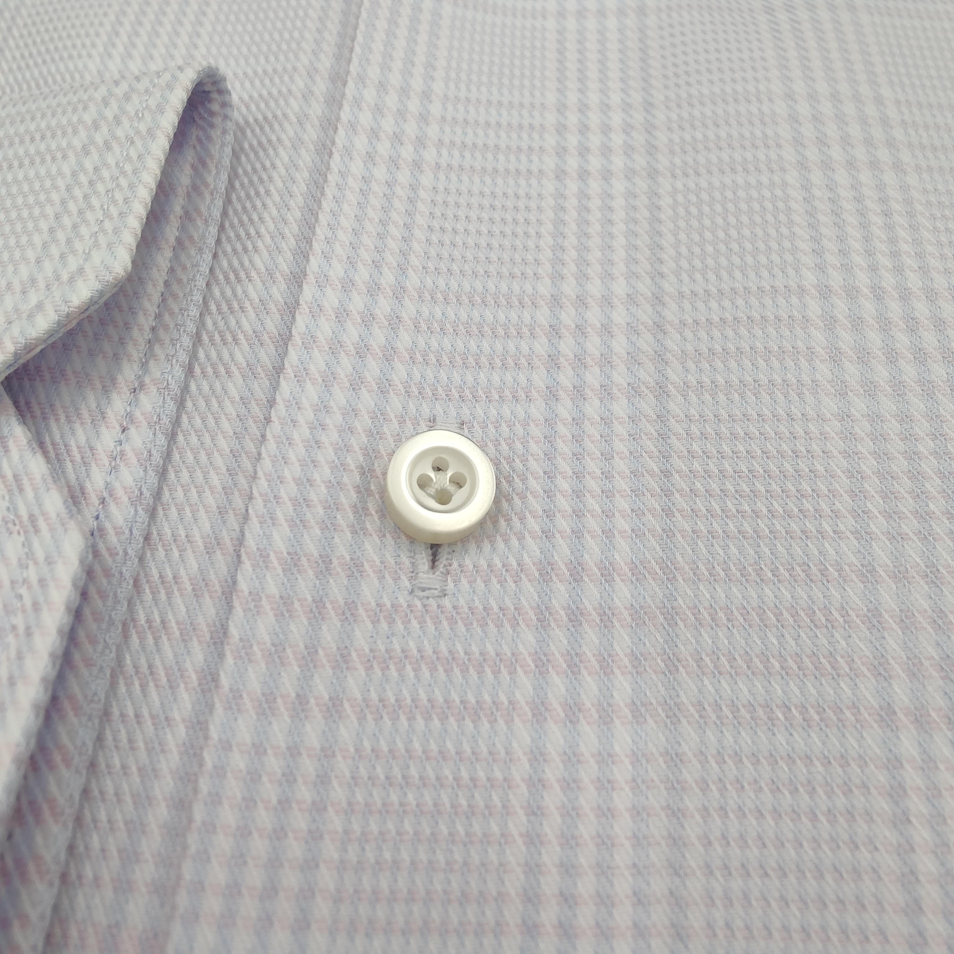 Shirt Prince of Wales Check Light Pink