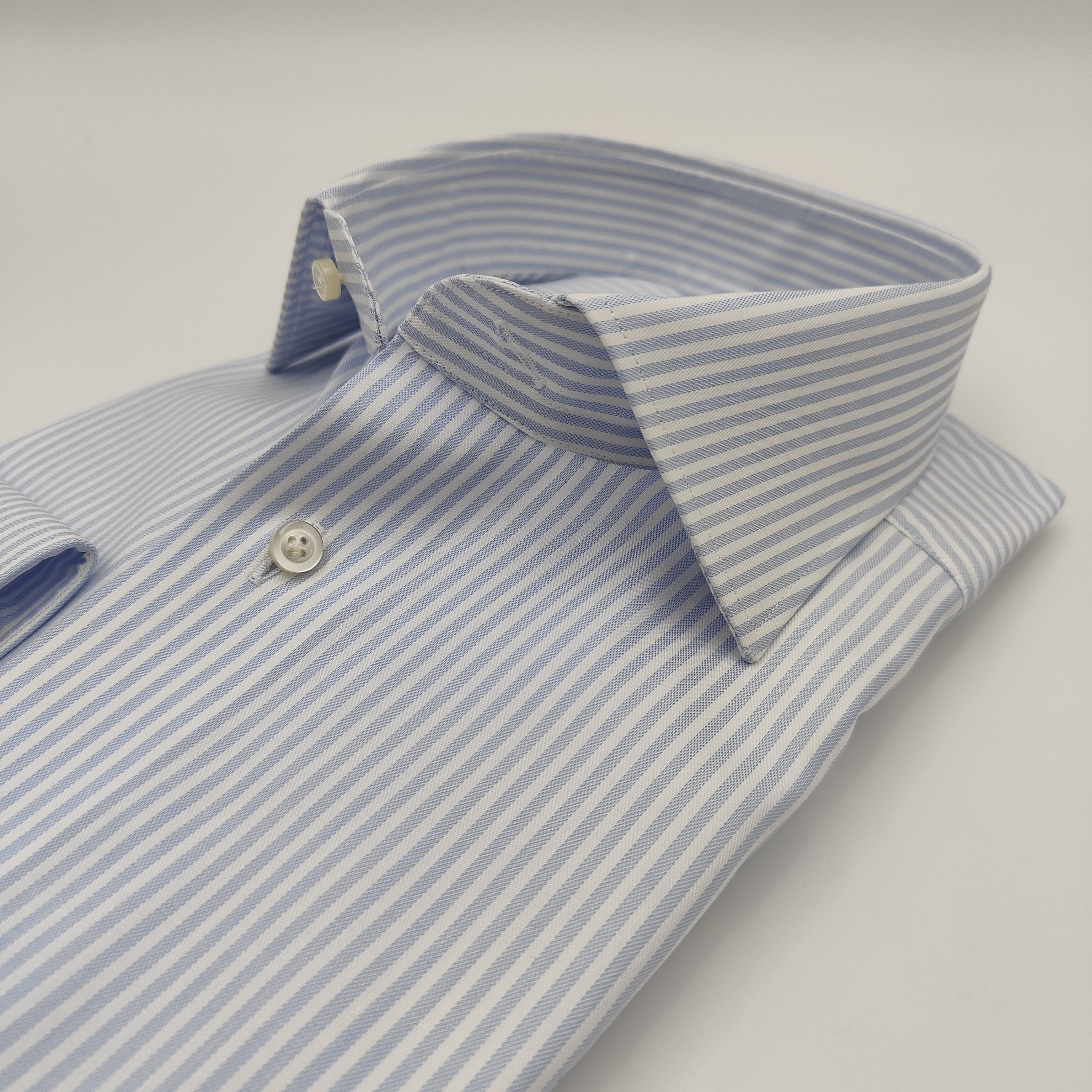 Shirt Striped Light Blue