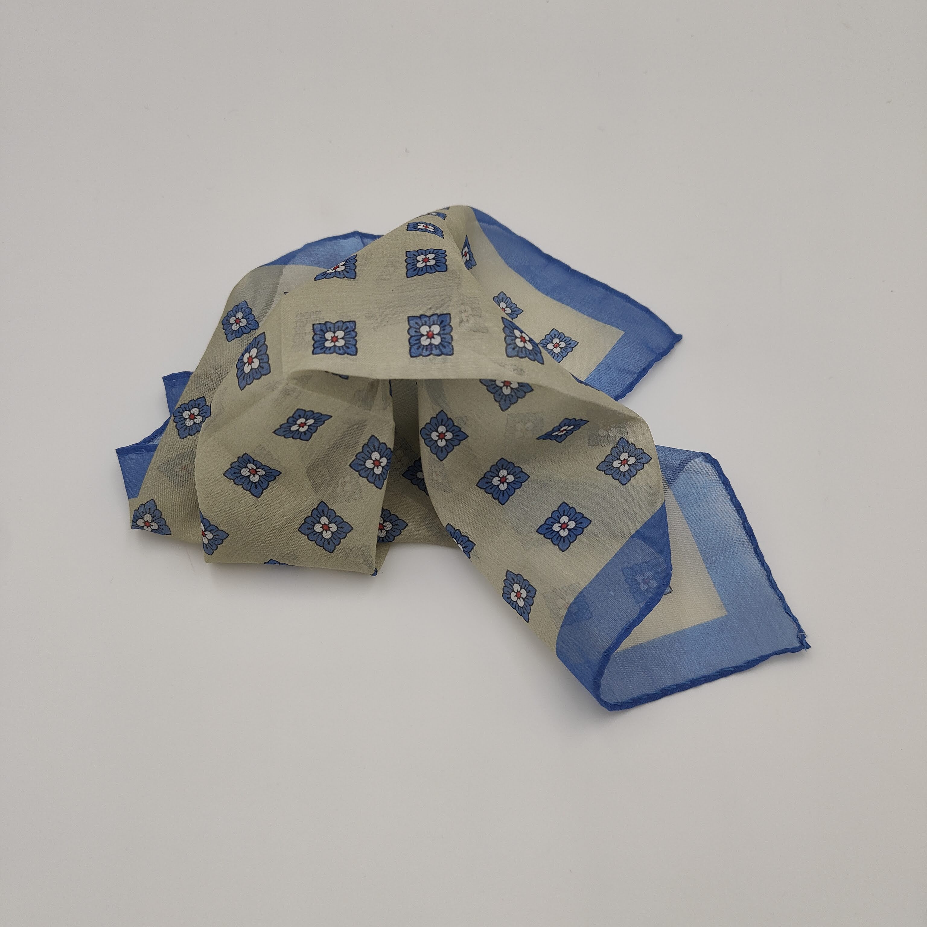 Pocket Square Livorno Beige Cotton/Silk Beige
