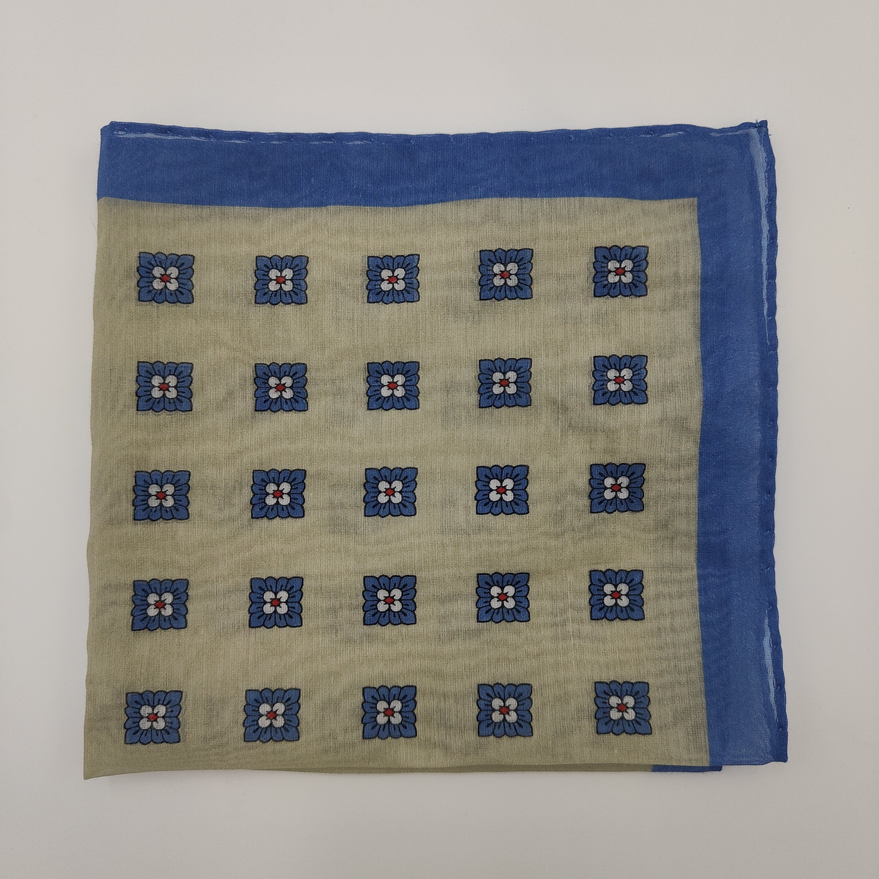 Pocket Square Livorno Beige Cotton/Silk Beige