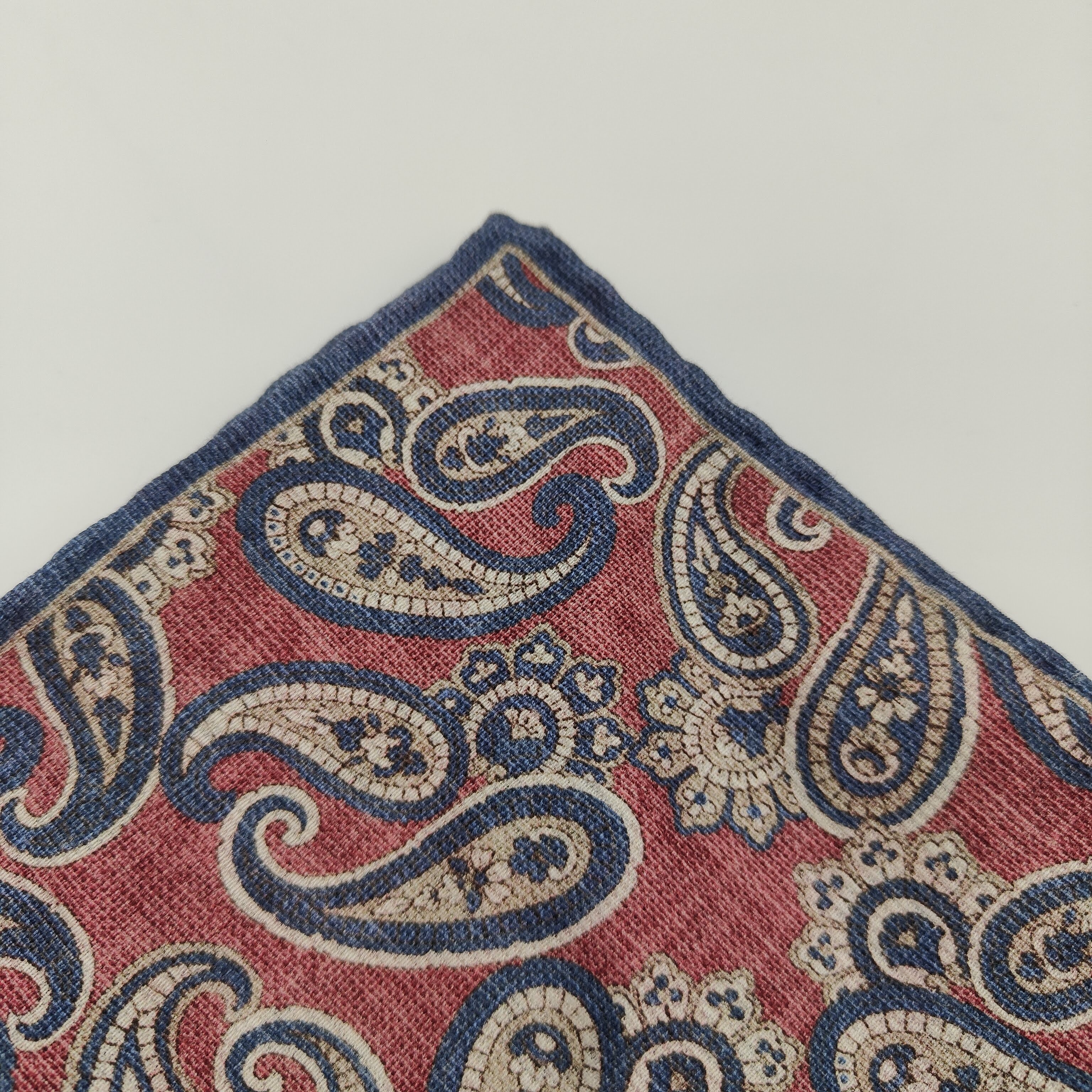 Pocket Square Matt Silk Milano Red