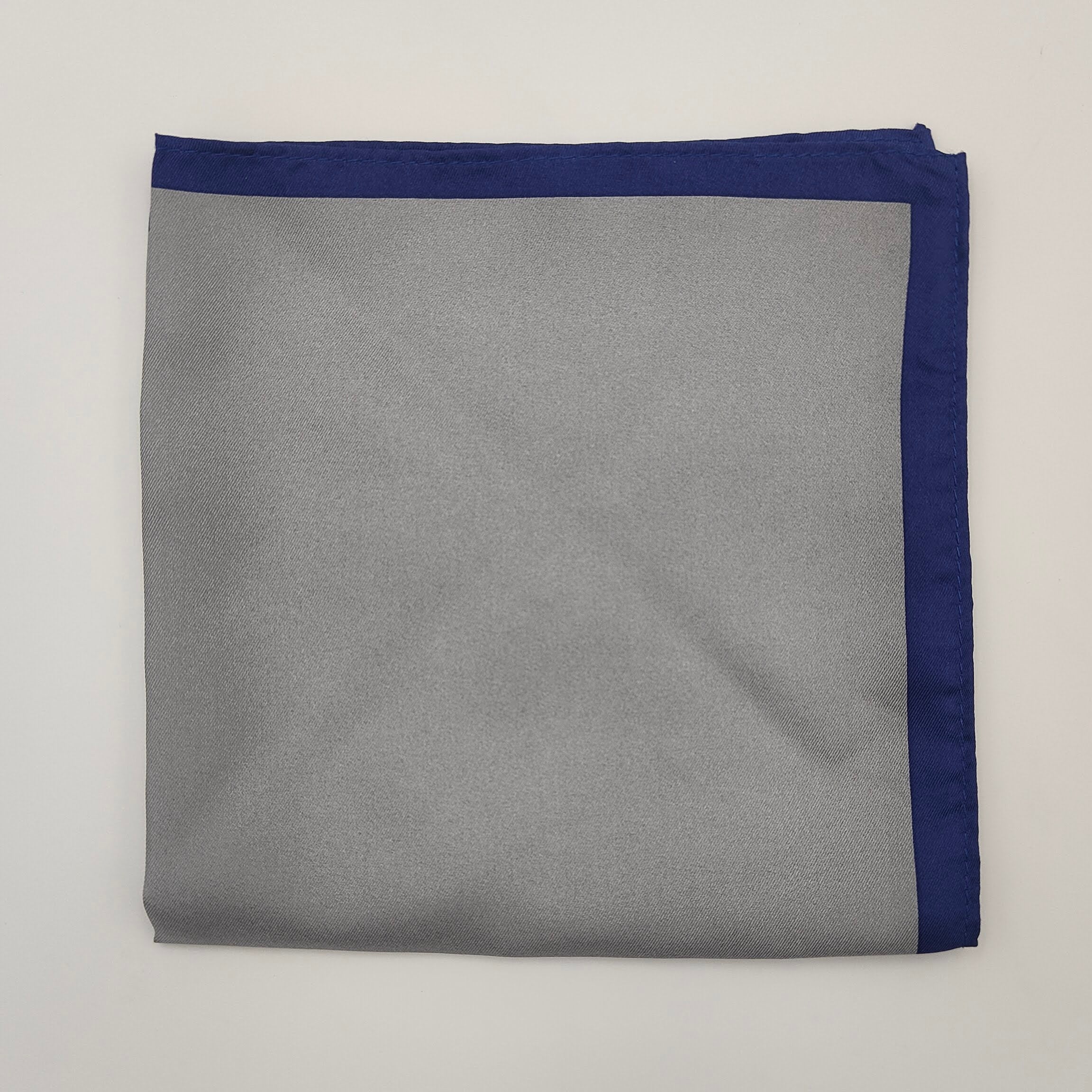 Pocket Square Silk Grey