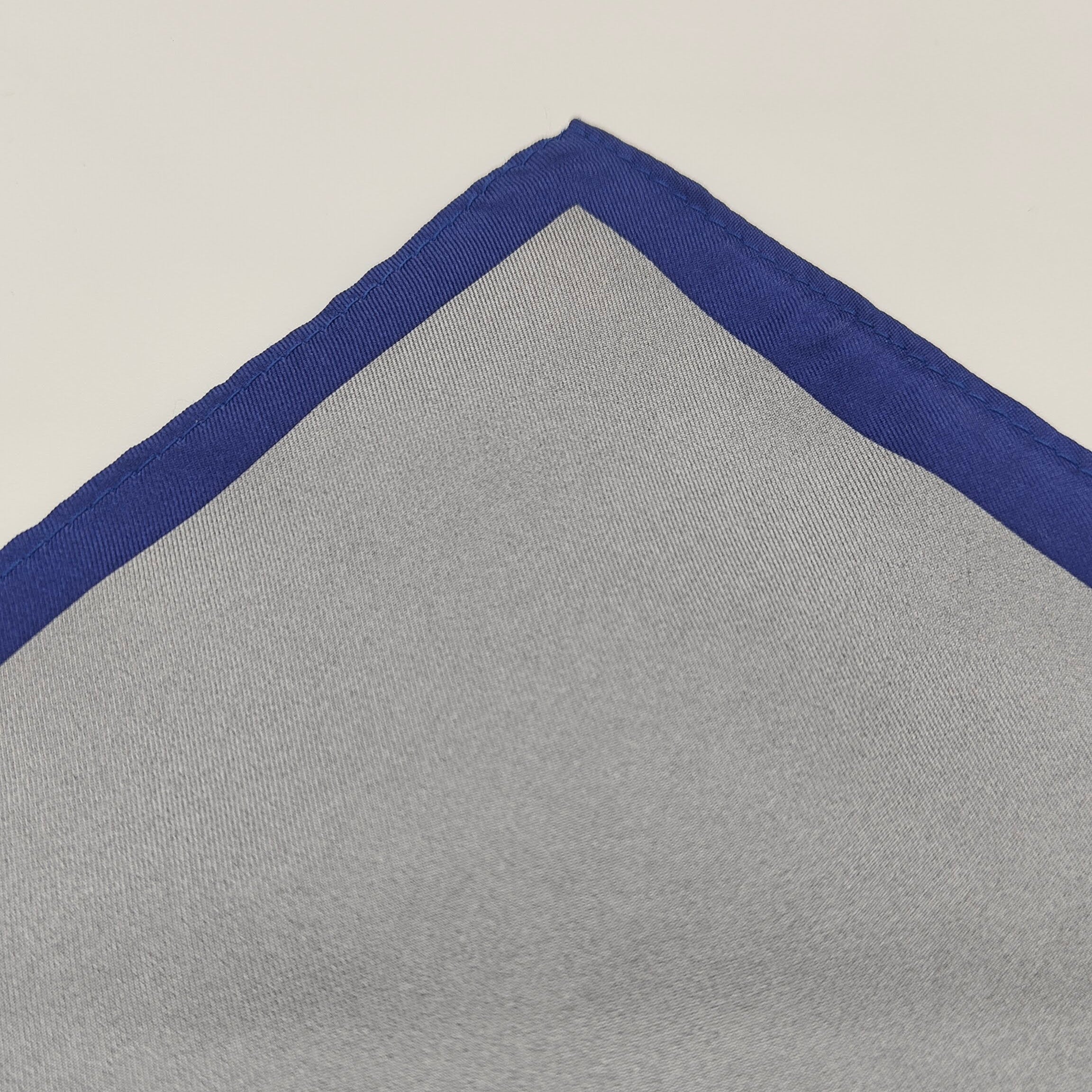 Pocket Square Silk Grey