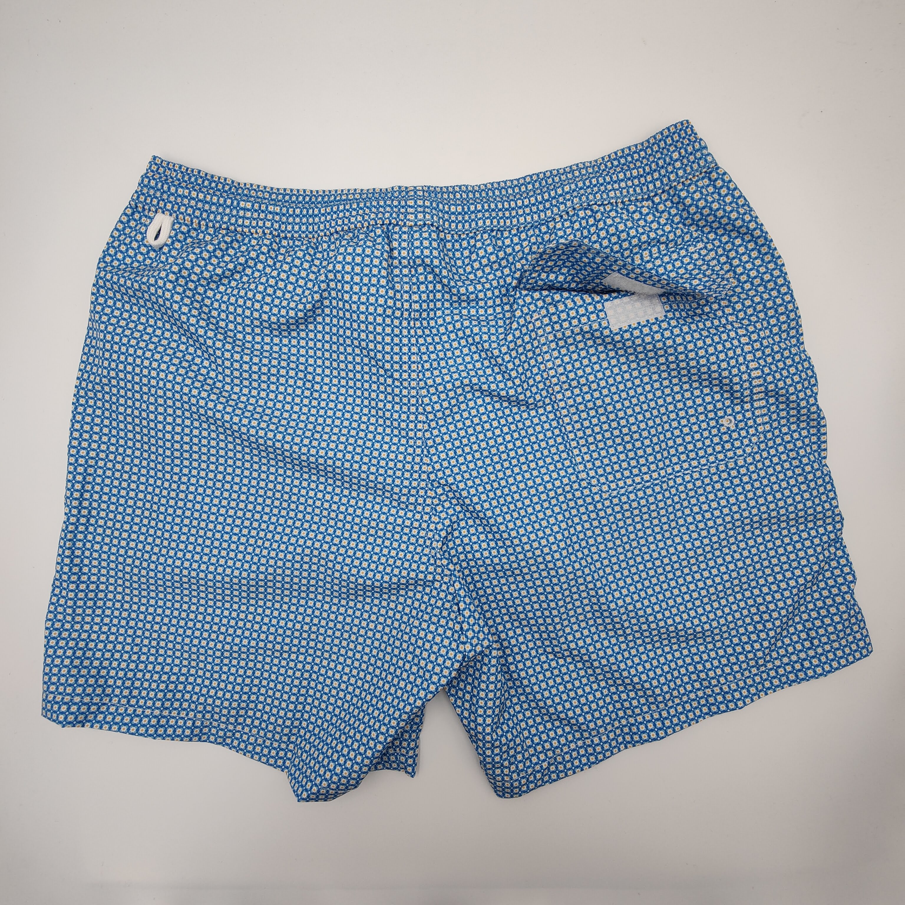 Quick Dry Swim Short Flower Blue