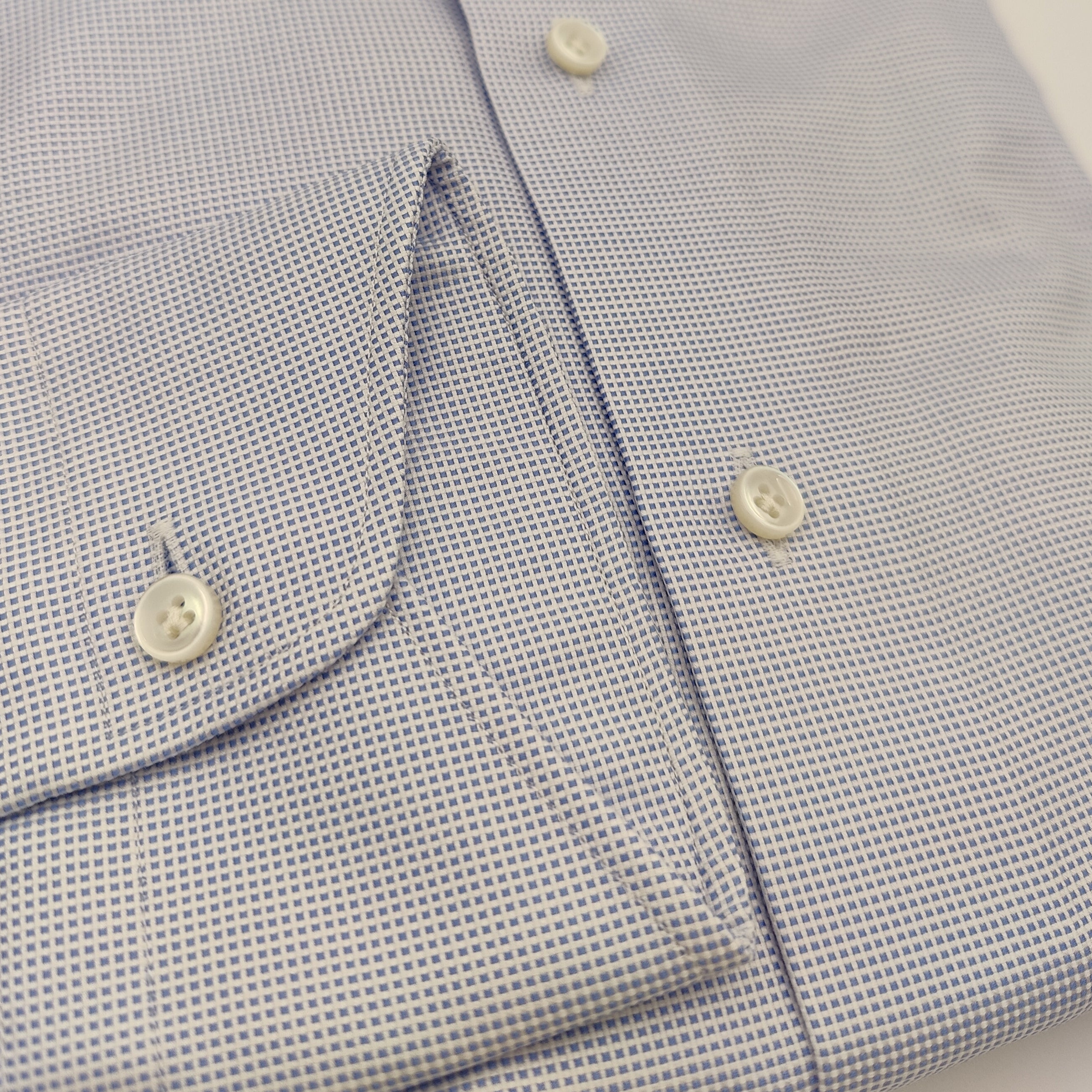 Cutaway MF Shirt Faux Uni Light Blue