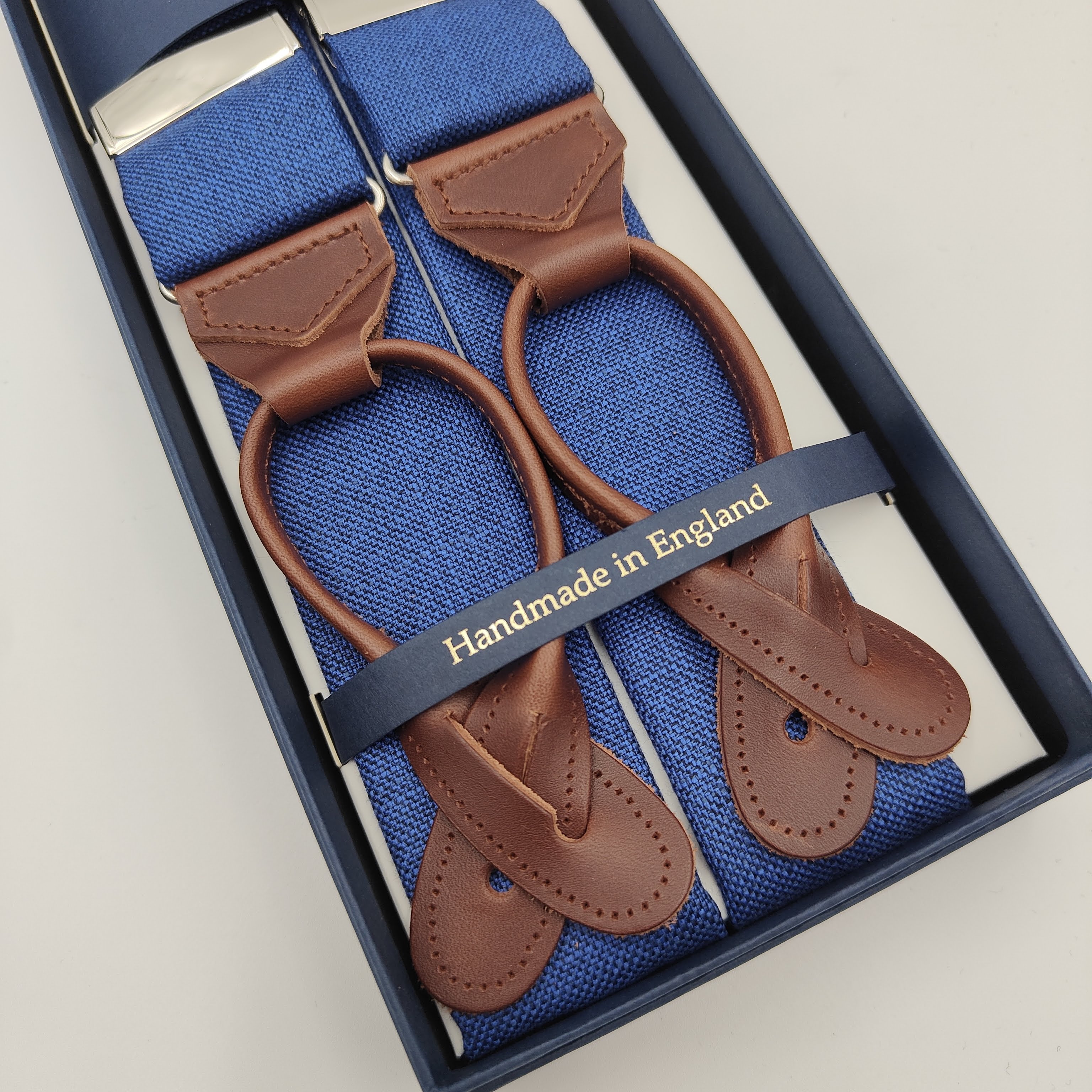 Braces Bamboo Tan Mid Blue