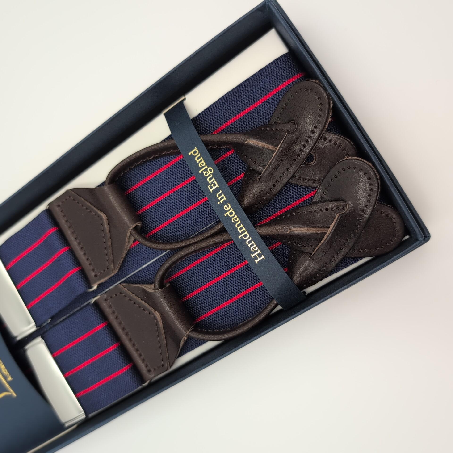 Braces Red Stripes Blue