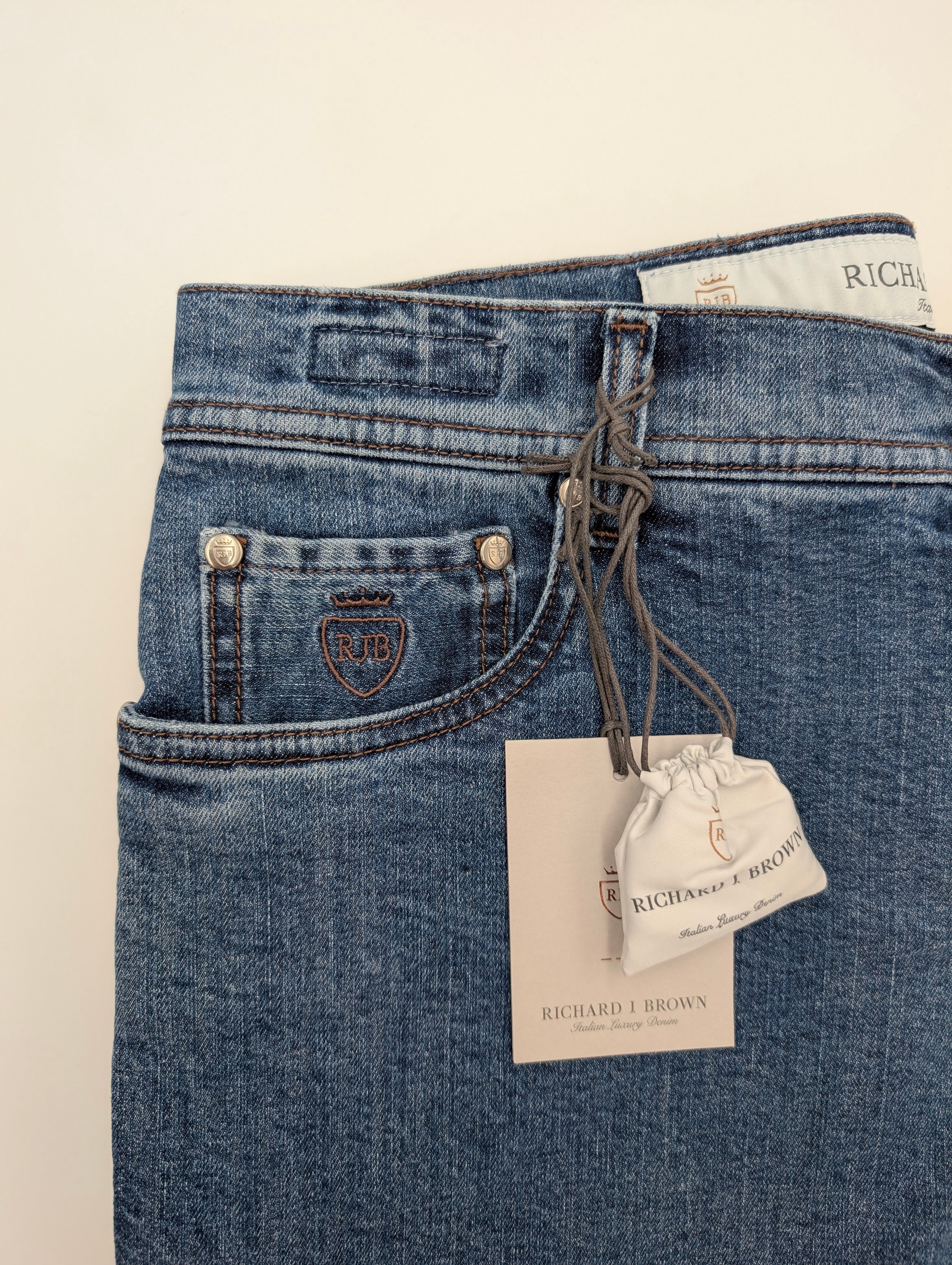 Denim Buttons Icon Blue