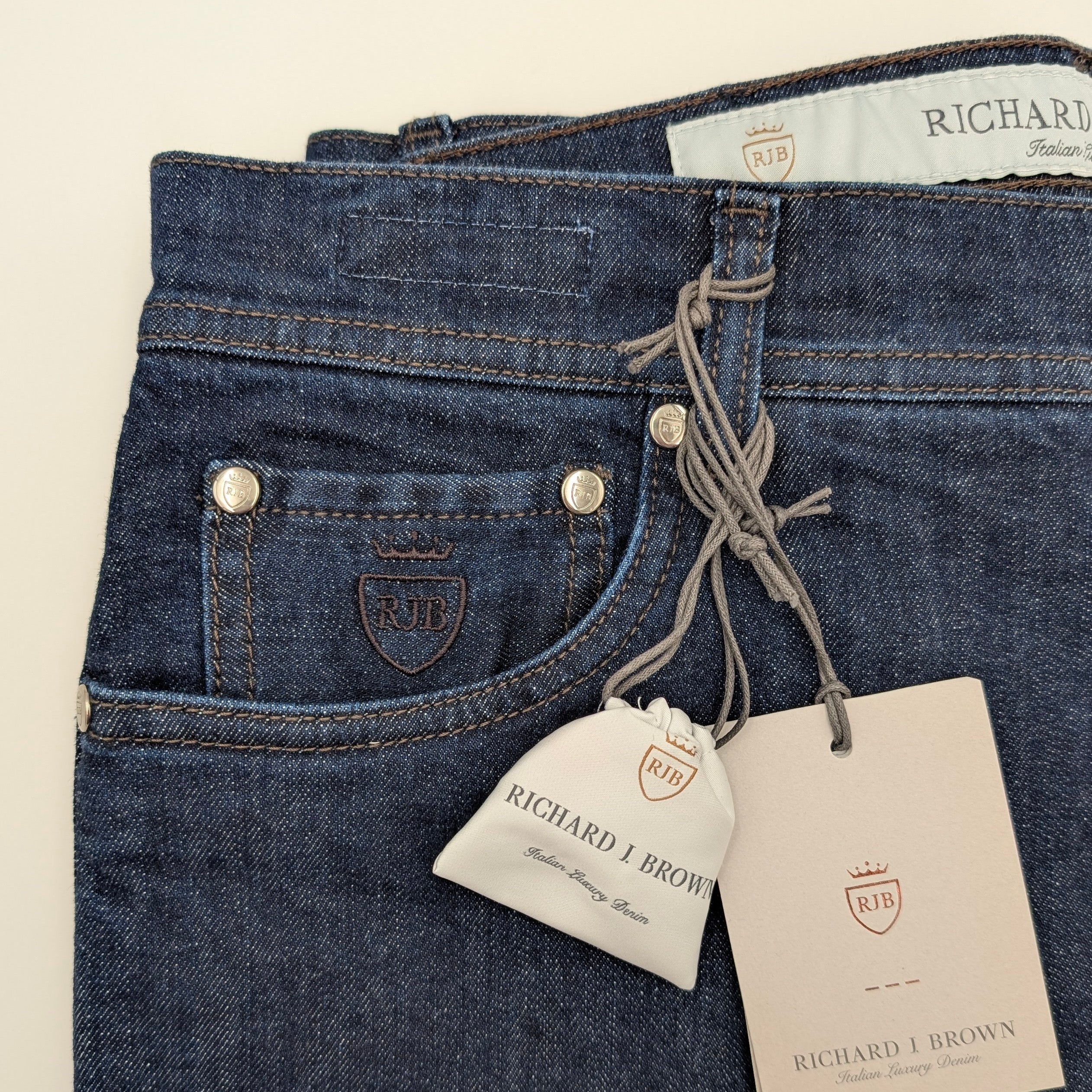 Denim Icon Zip Dark Blue