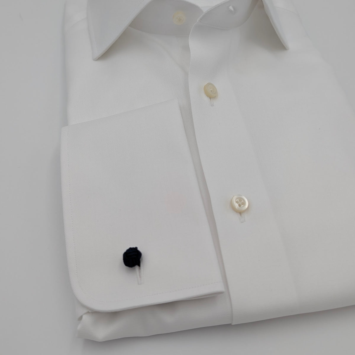 Cutaway Shirt Comfort Double Cuff White