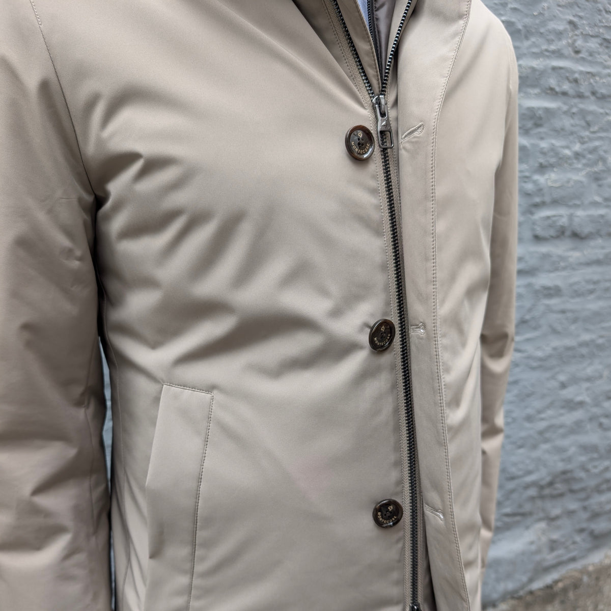Down Coat Performance Jacket Beige