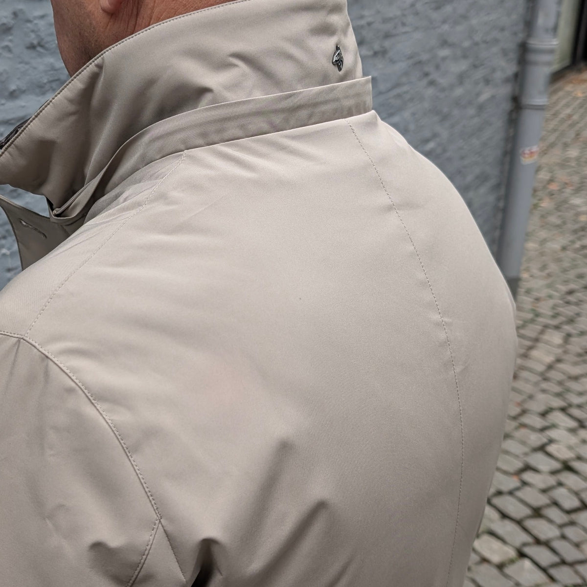 Down Coat Performance Jacket Beige