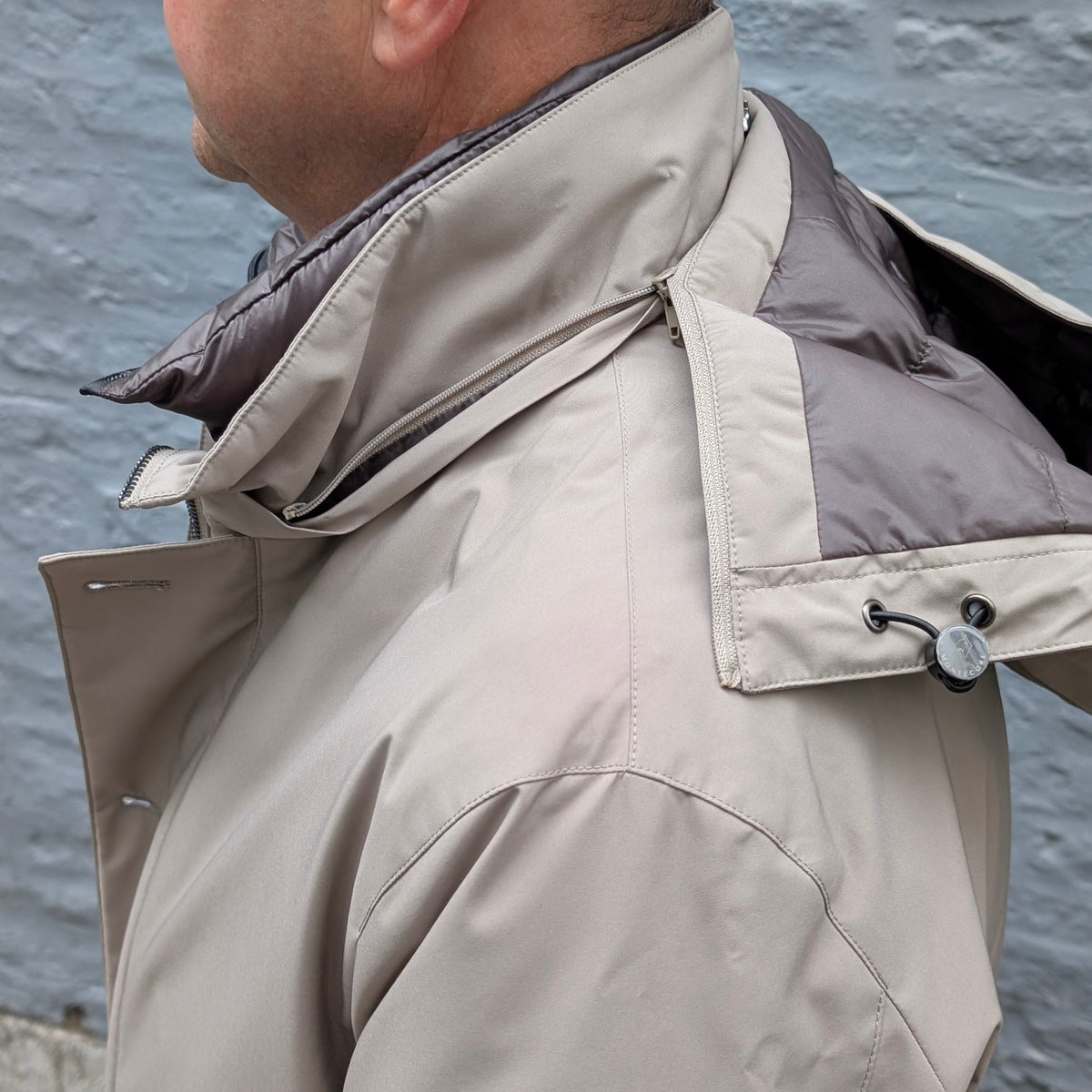 Down Coat Performance Jacket Beige