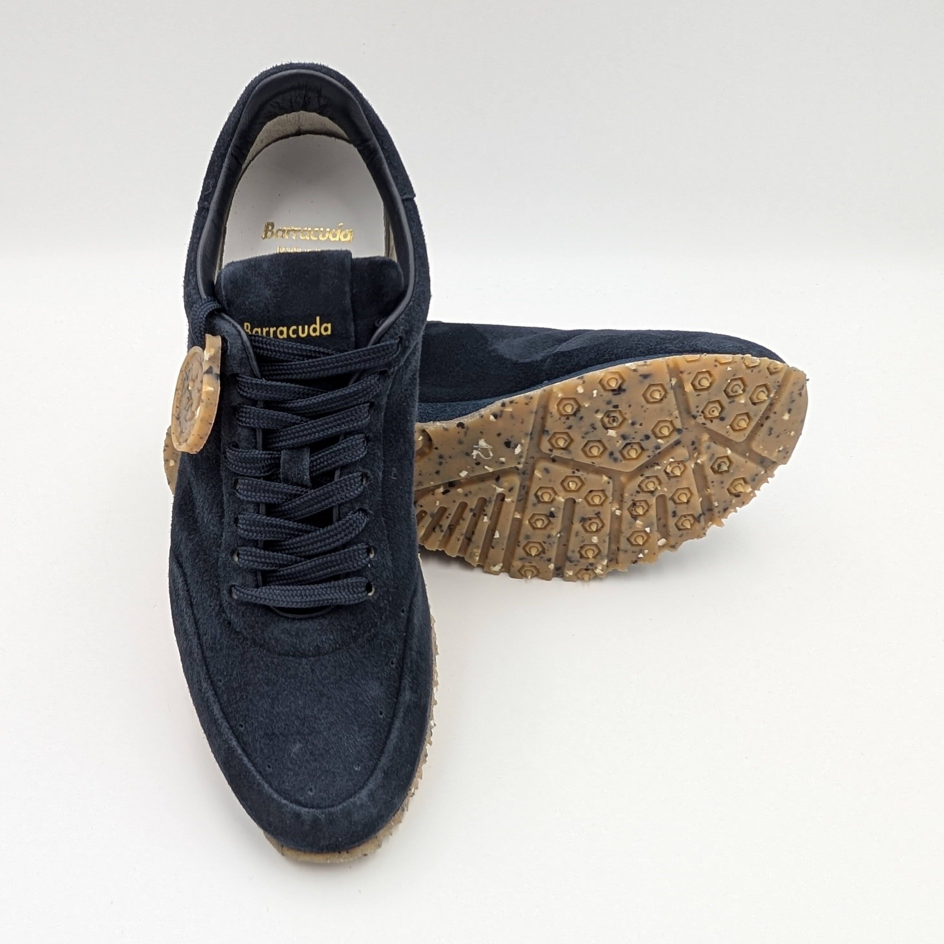 Sneaker React Suede Blu