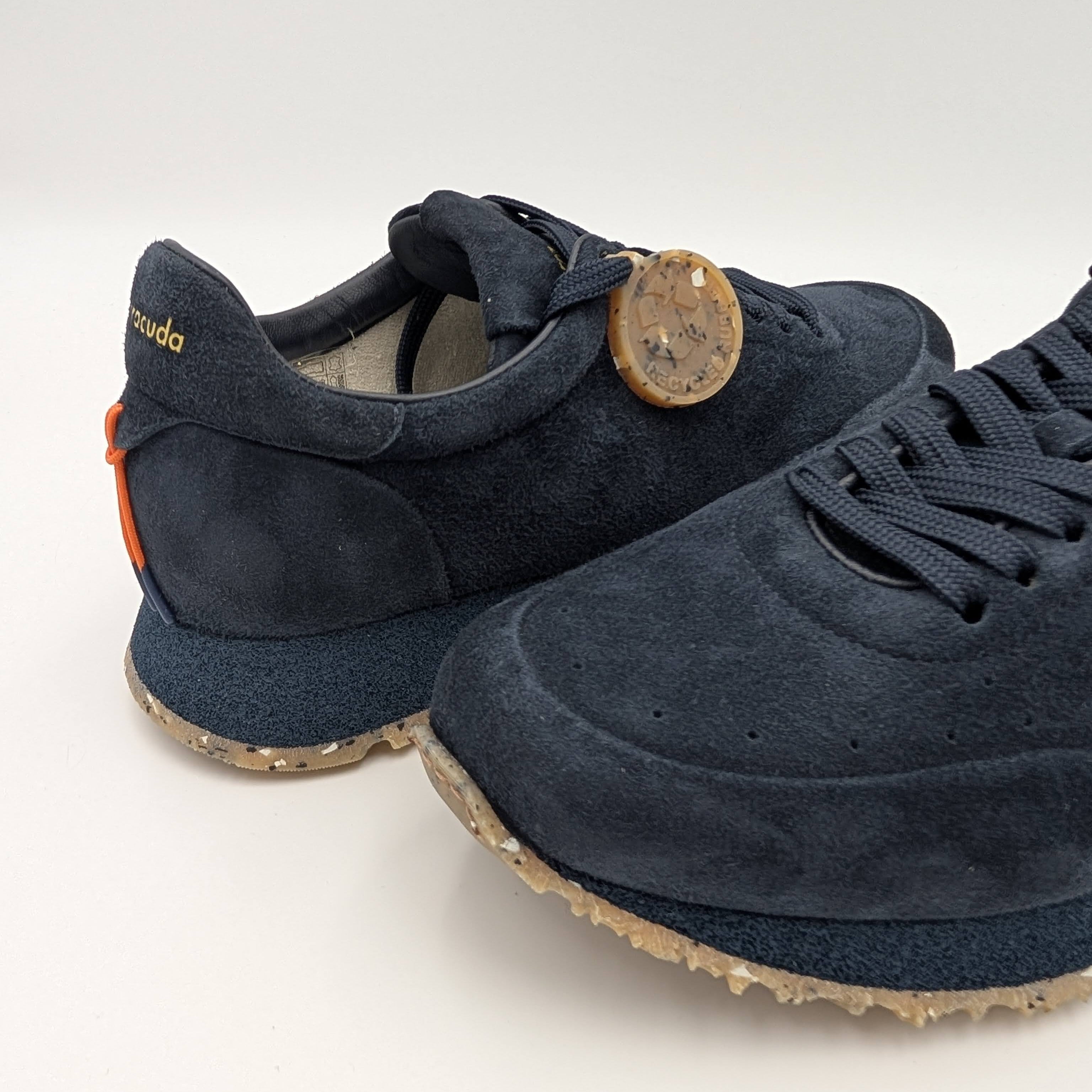 Sneaker React Suede Blu