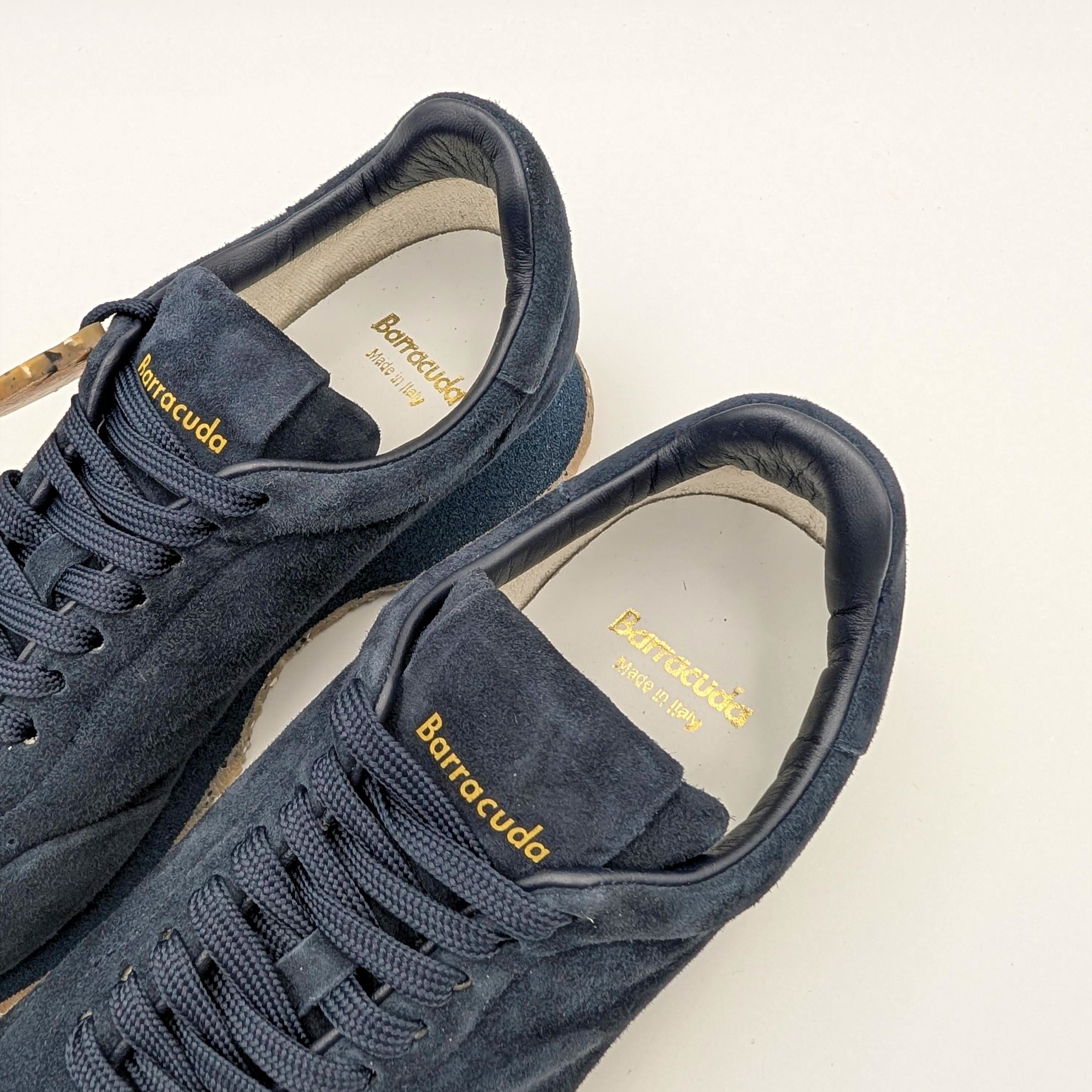 Sneaker React Suede Blu