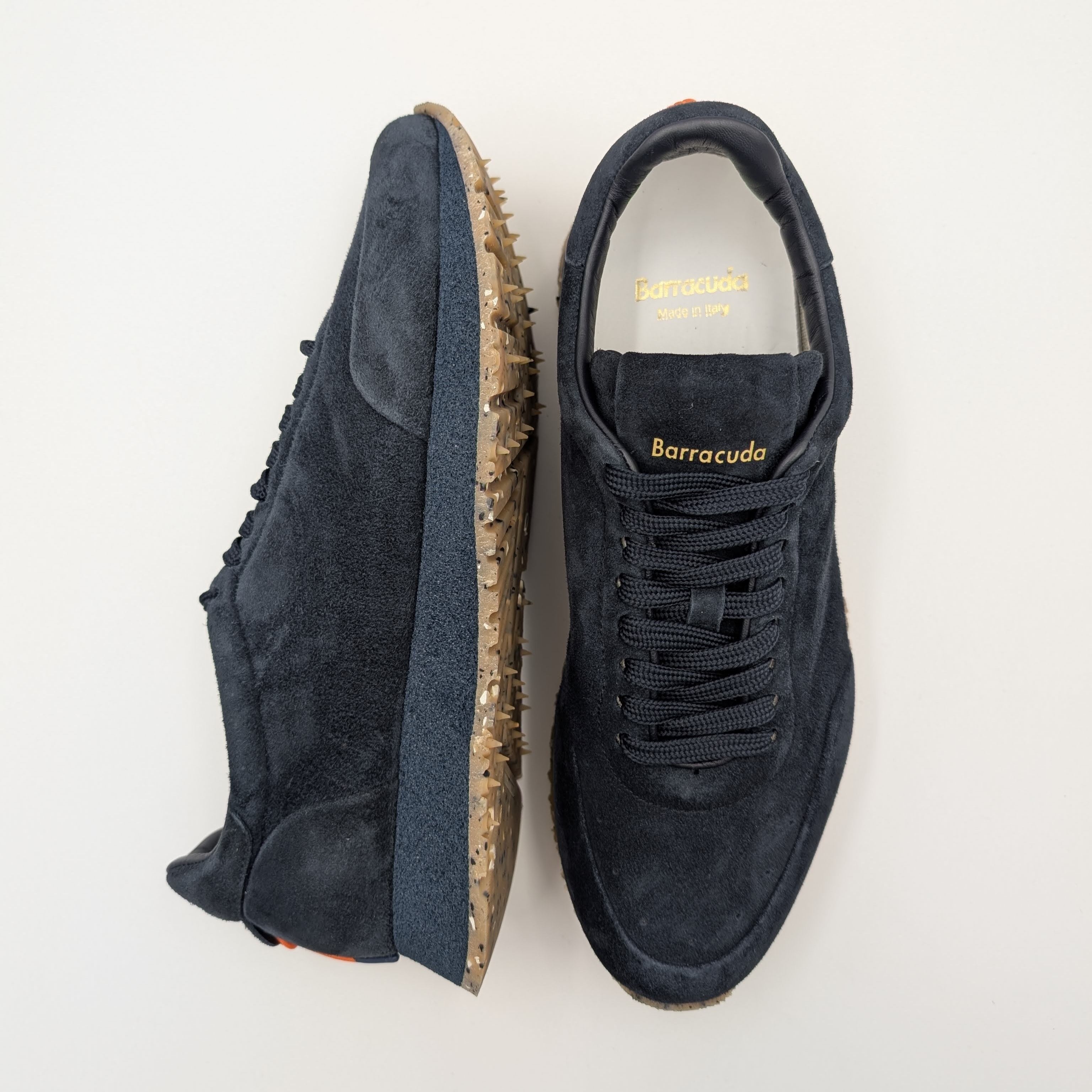 Sneaker React Suede Blu