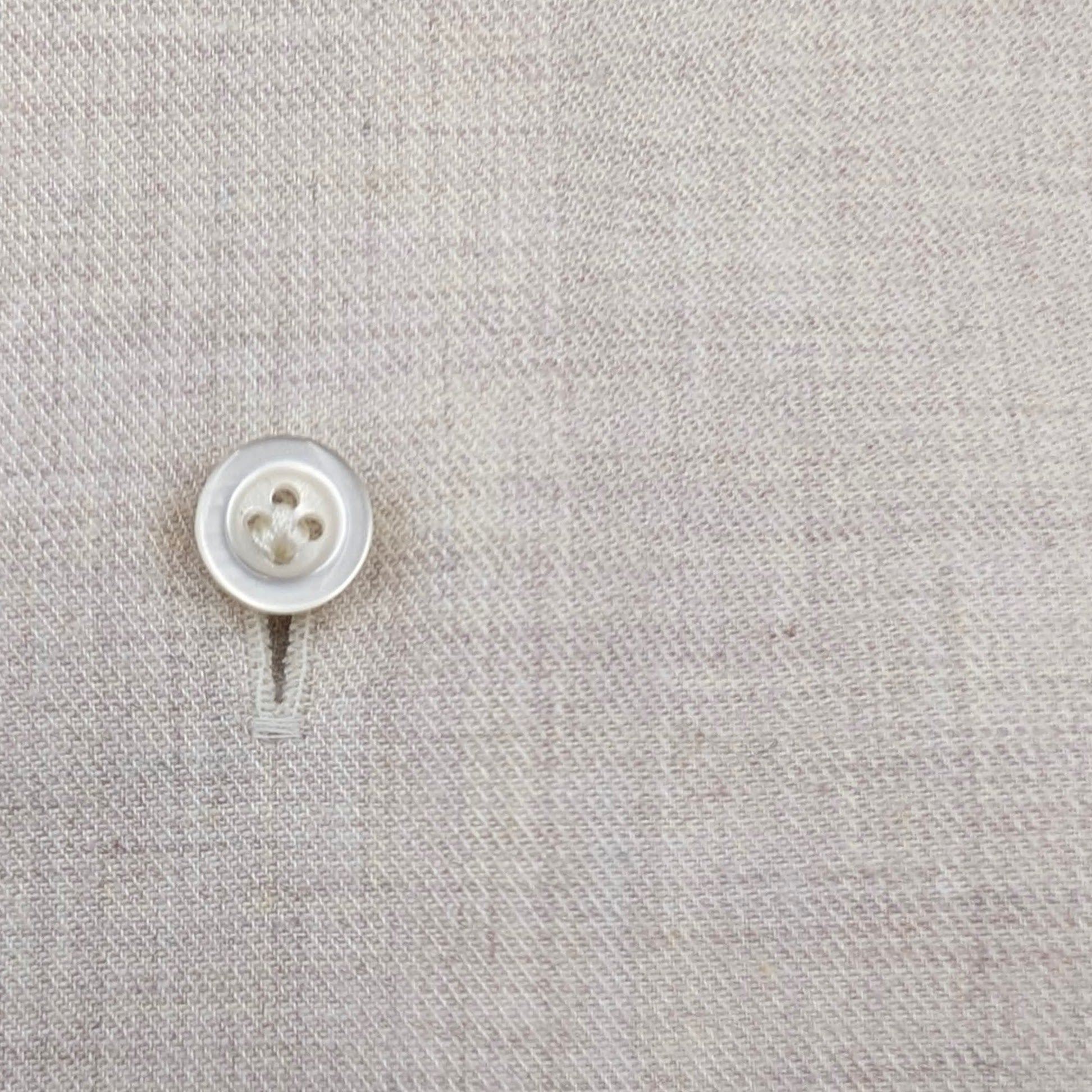 Cutaway Shirt Flannel Beige