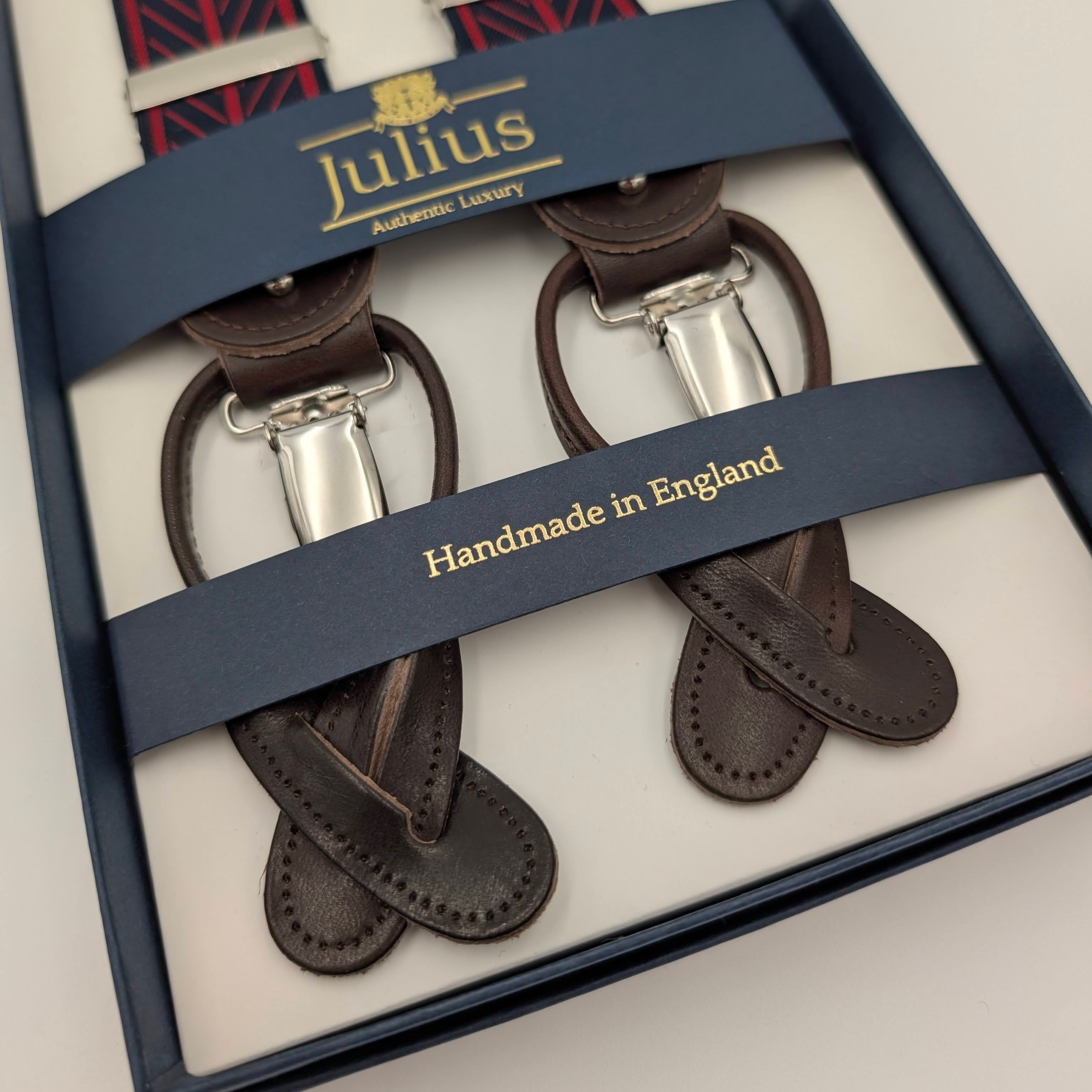 Braces 2 in 1 Fishbone Red