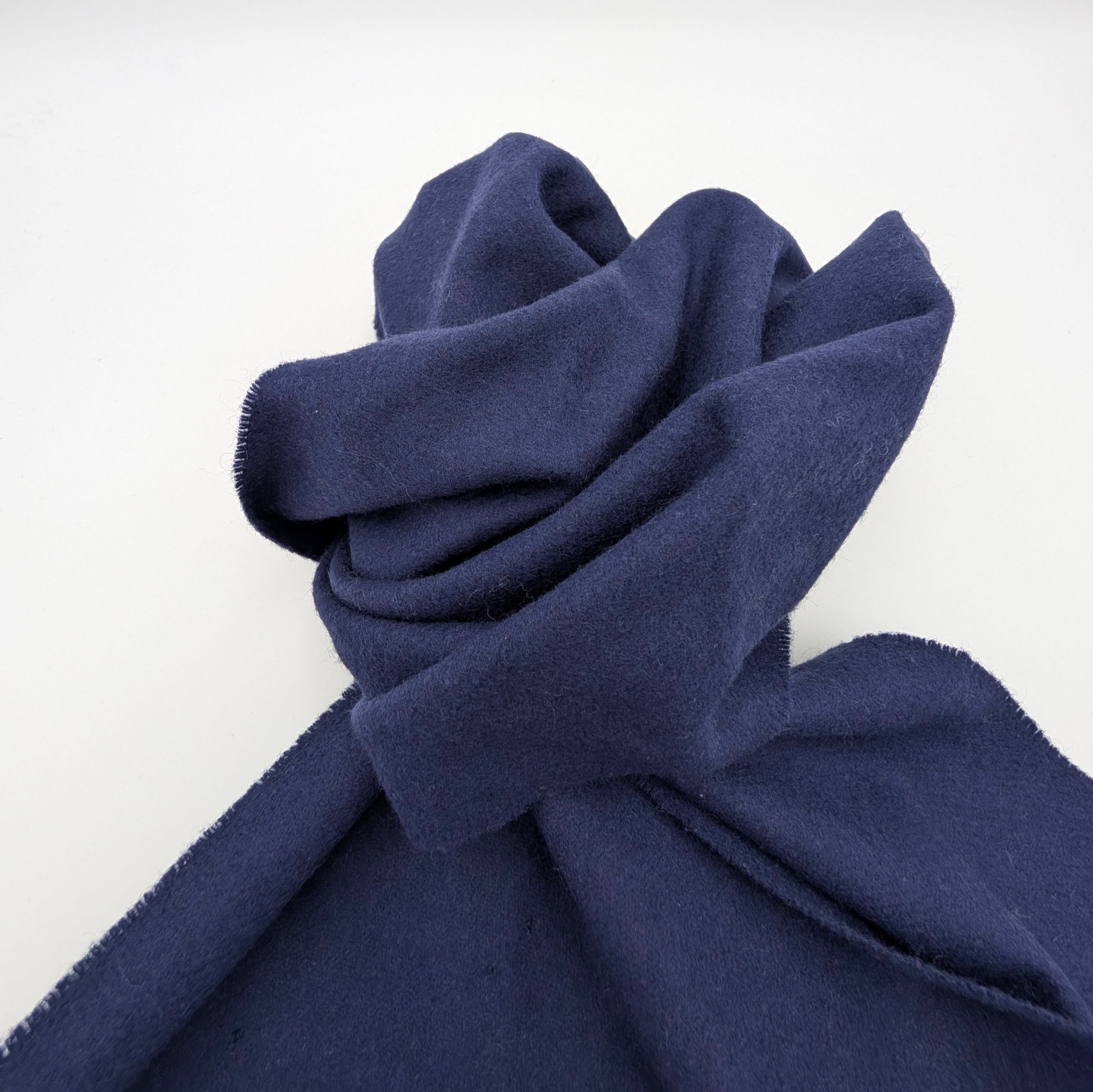 Scarf Cashmere Uni Blue