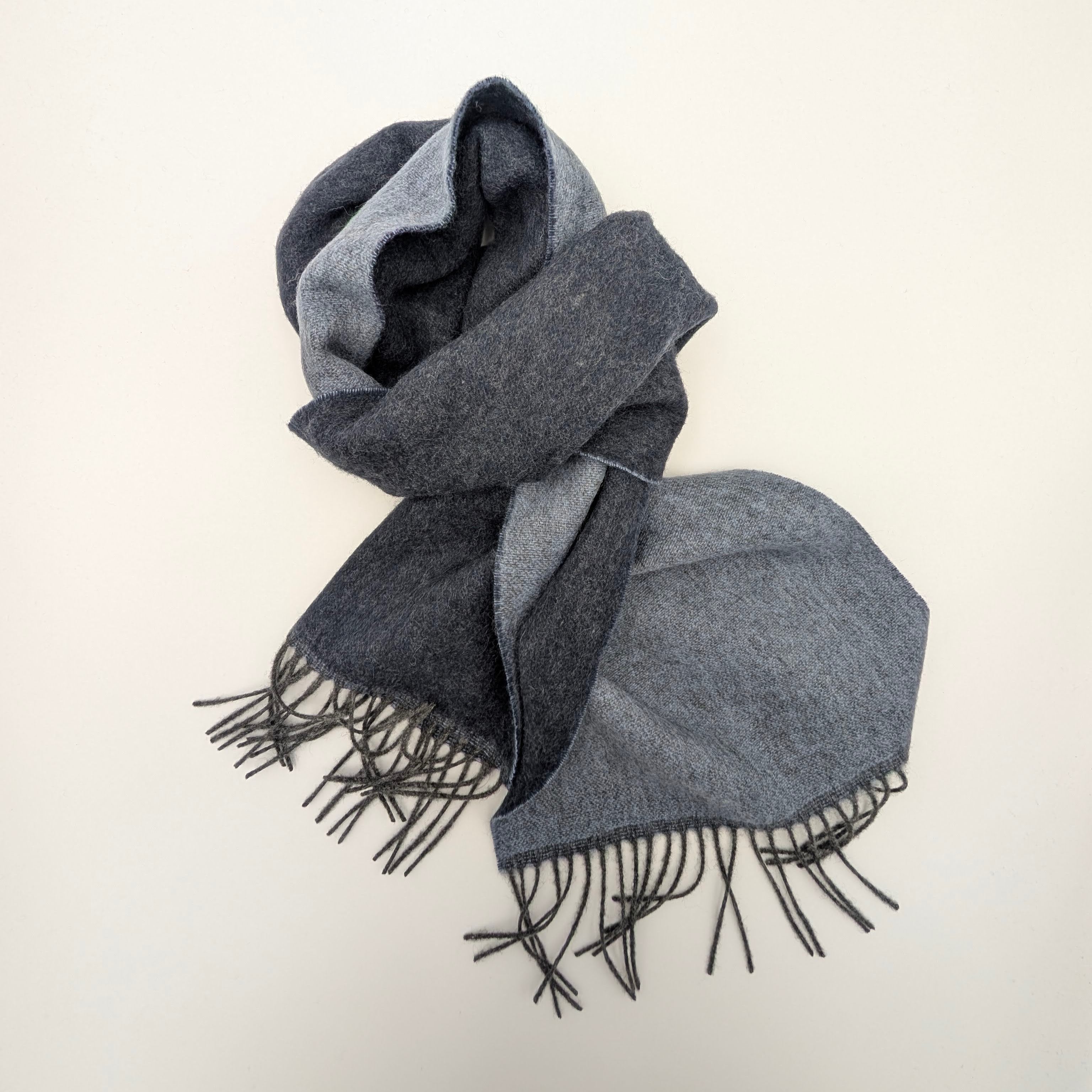 Scarf Wool 2 Ways Blue