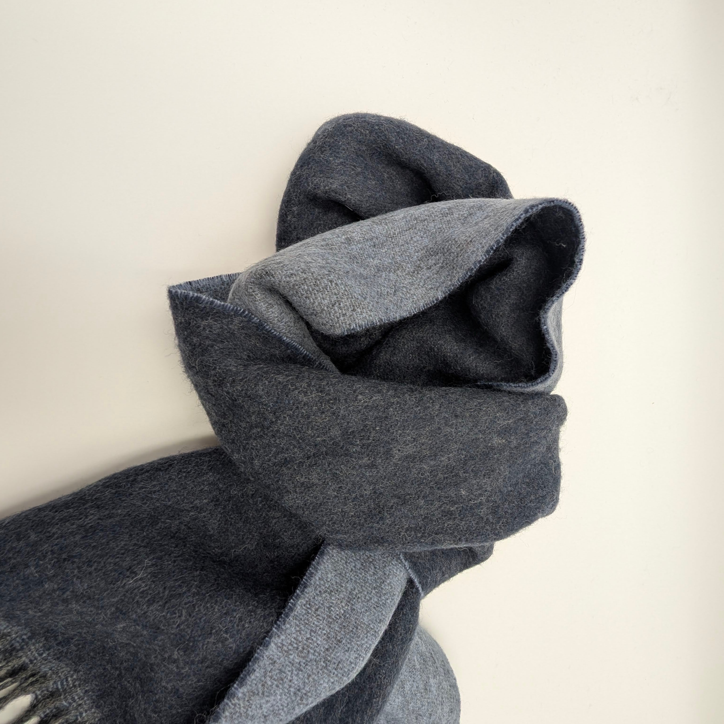 Scarf Wool 2 Ways Blue