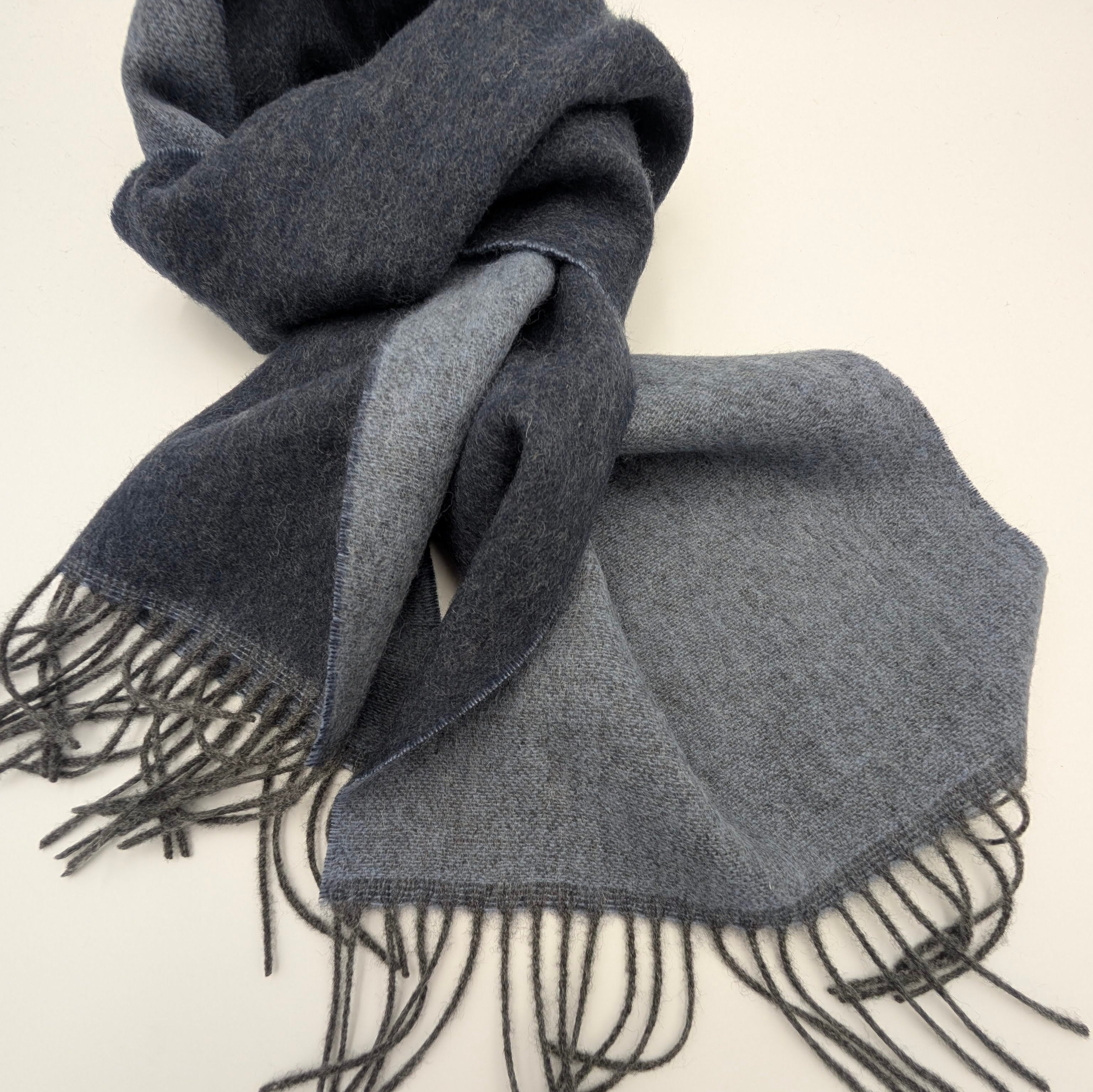 Scarf Wool 2 Ways Blue