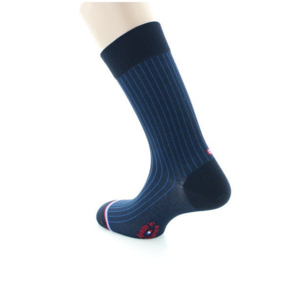 Shadow Sock Fil d'Ecosse Superieur Navy